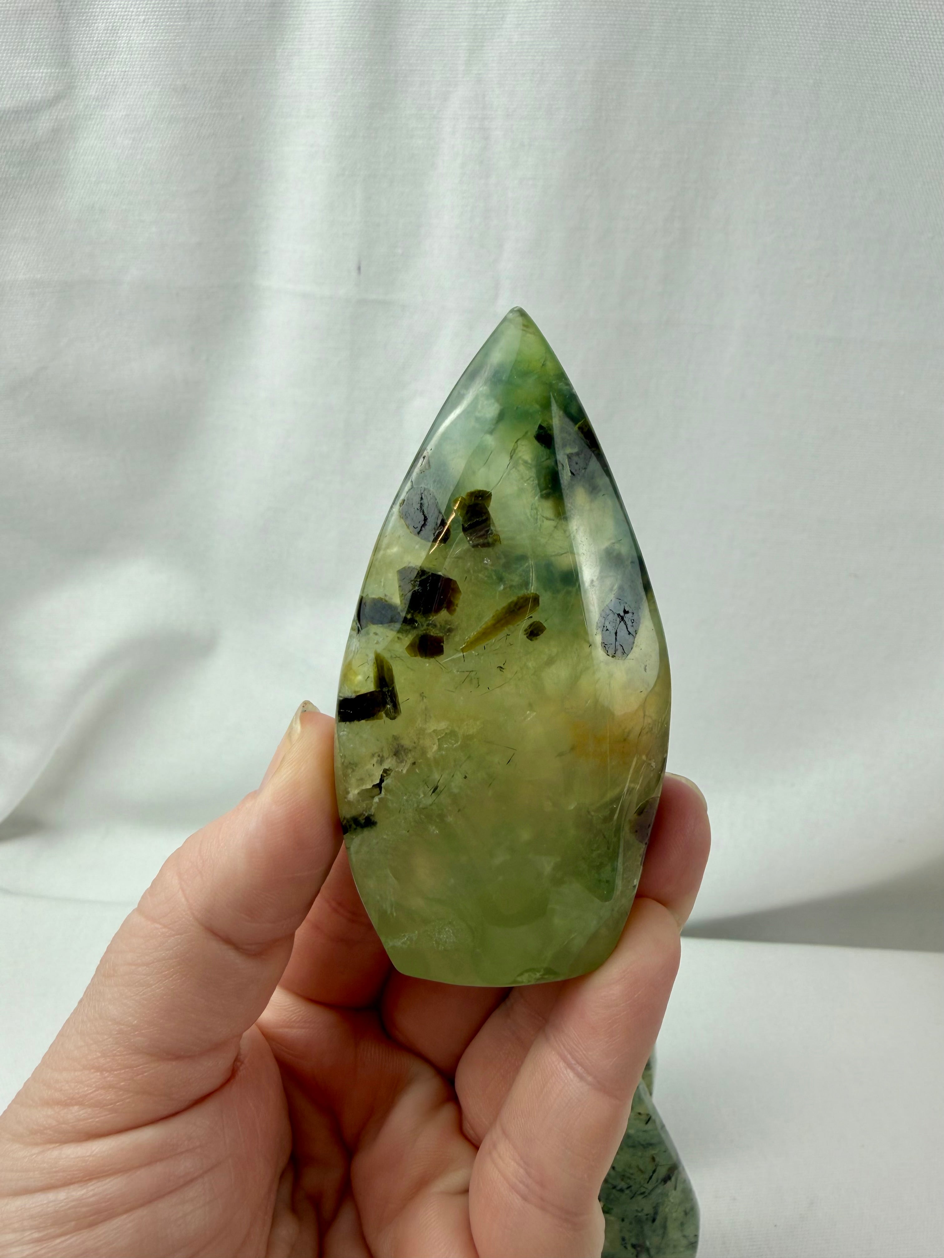 Prehnite Flames