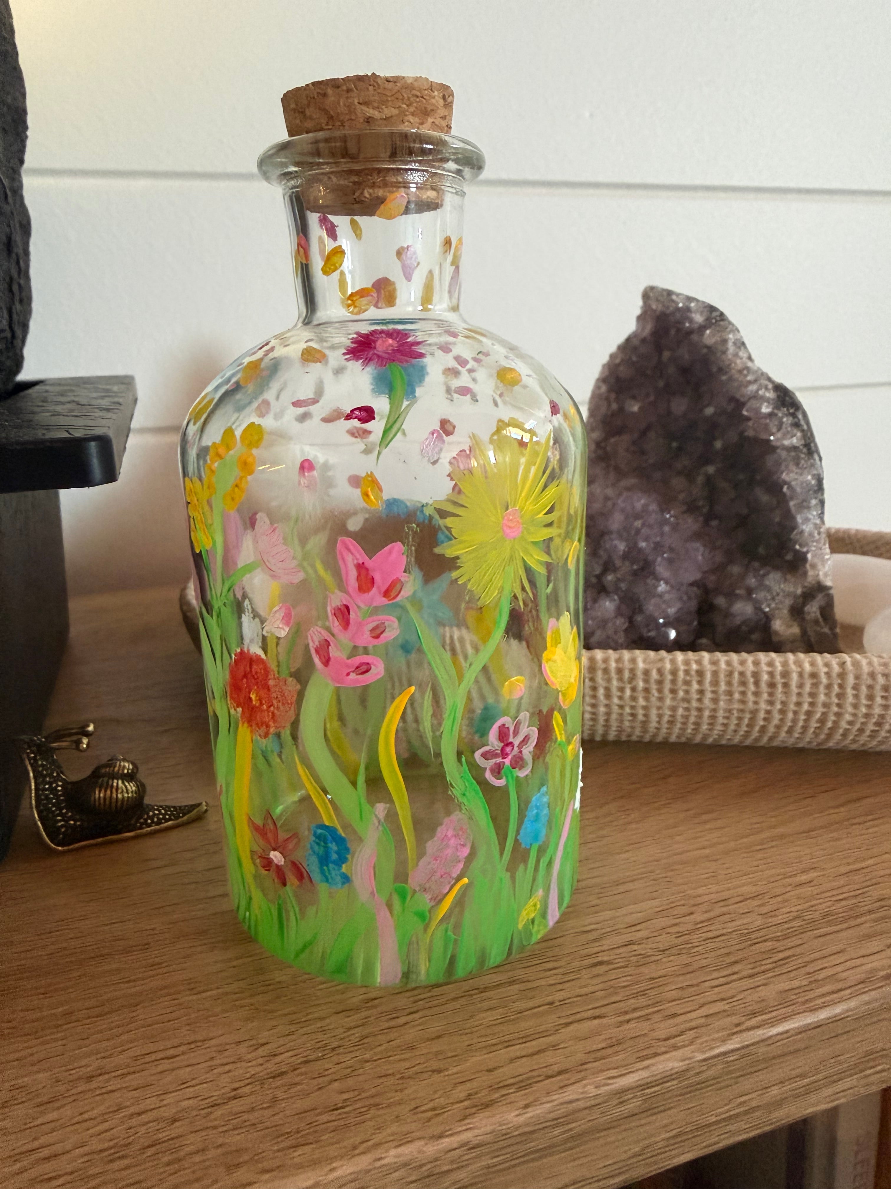 Painted Bath Salts Bottle Workshop || Saturday 21st February || 1pm - 2:15pm
