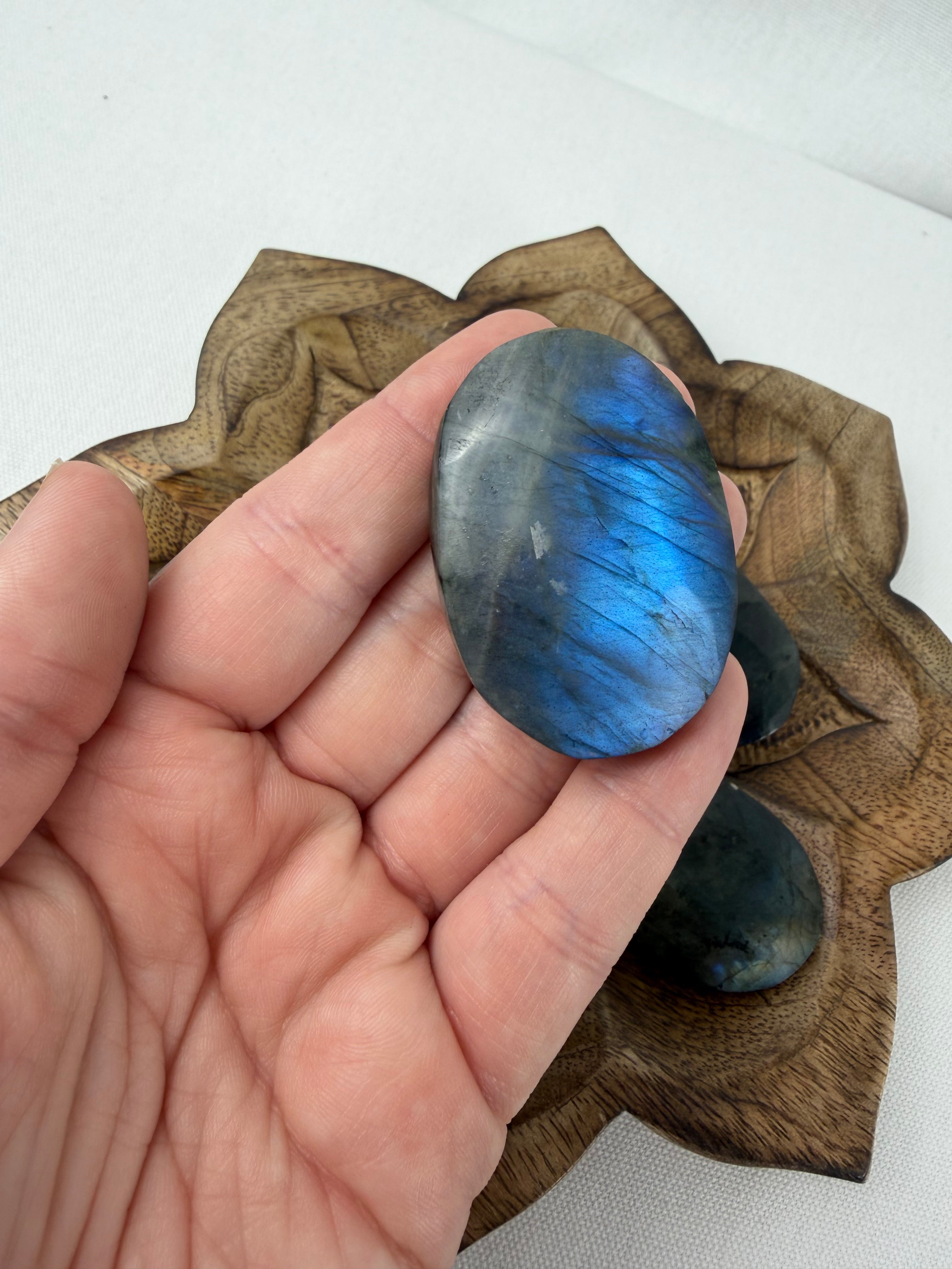 Labradorite Palm Stones