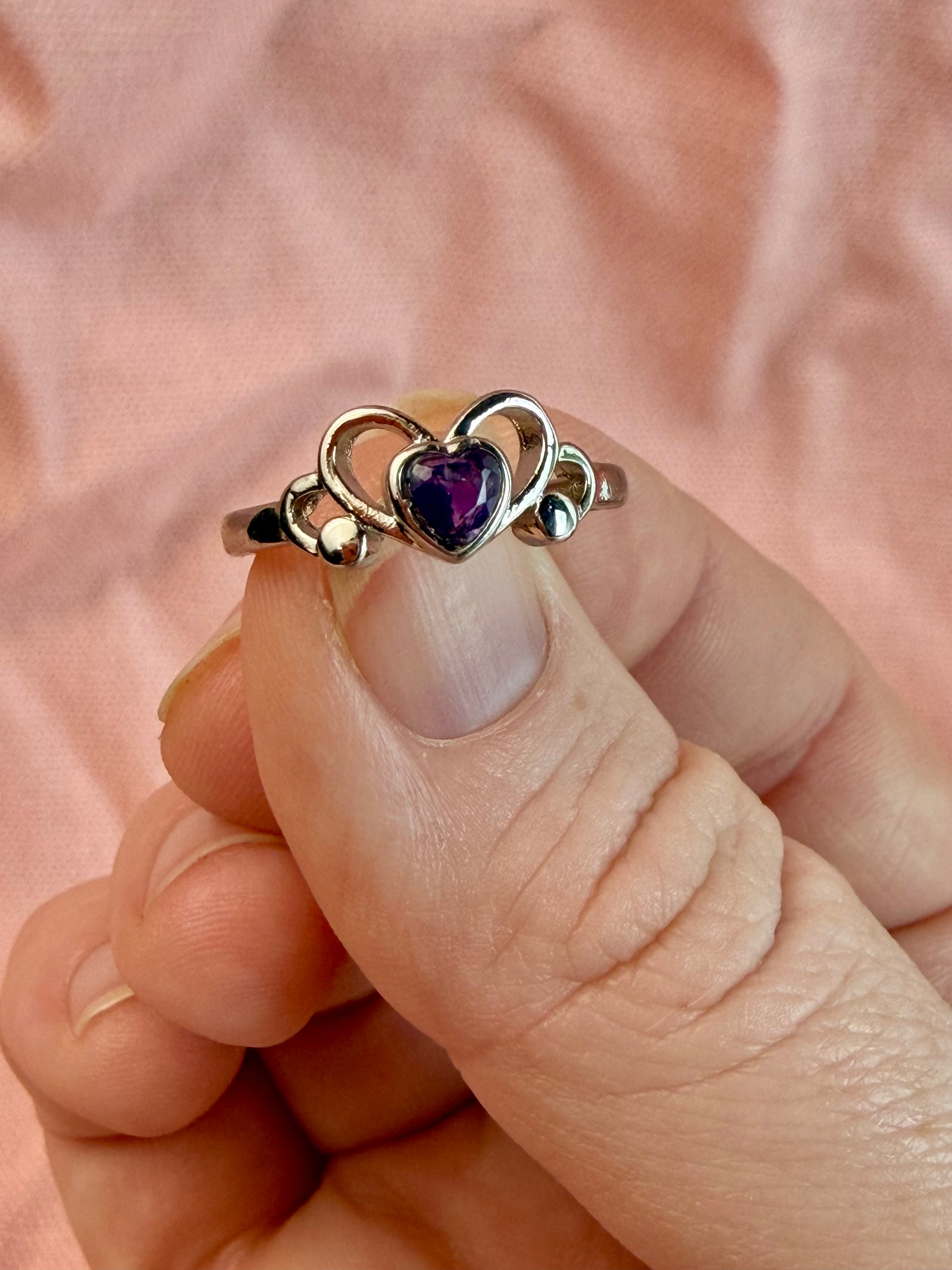 Amethyst Sterling Silver Ring