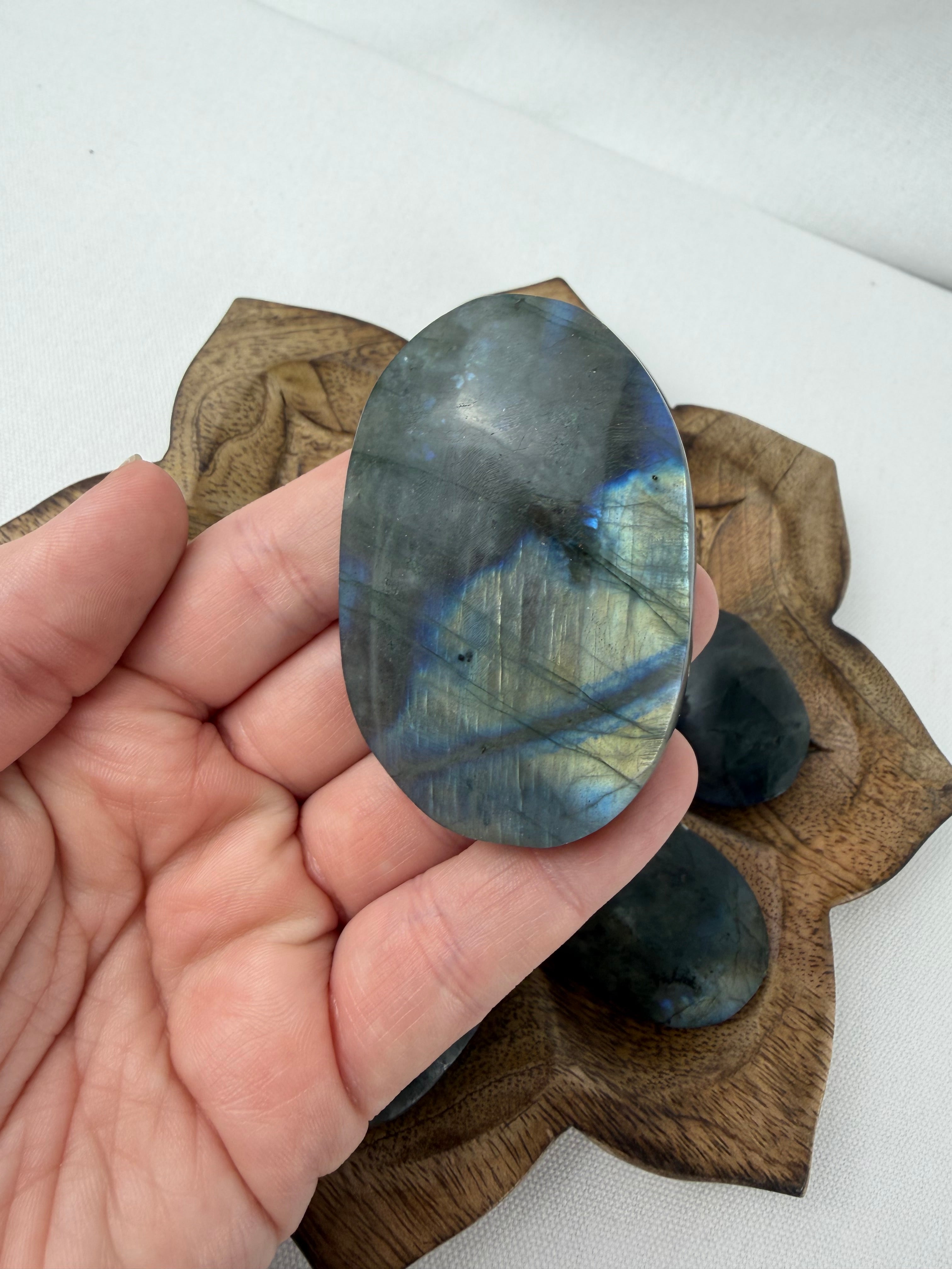Labradorite Palm Stones