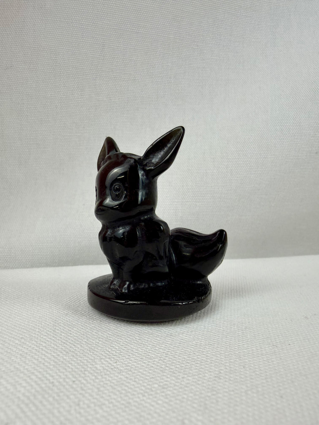 Black Obsidian Eevee Pokémon Carving