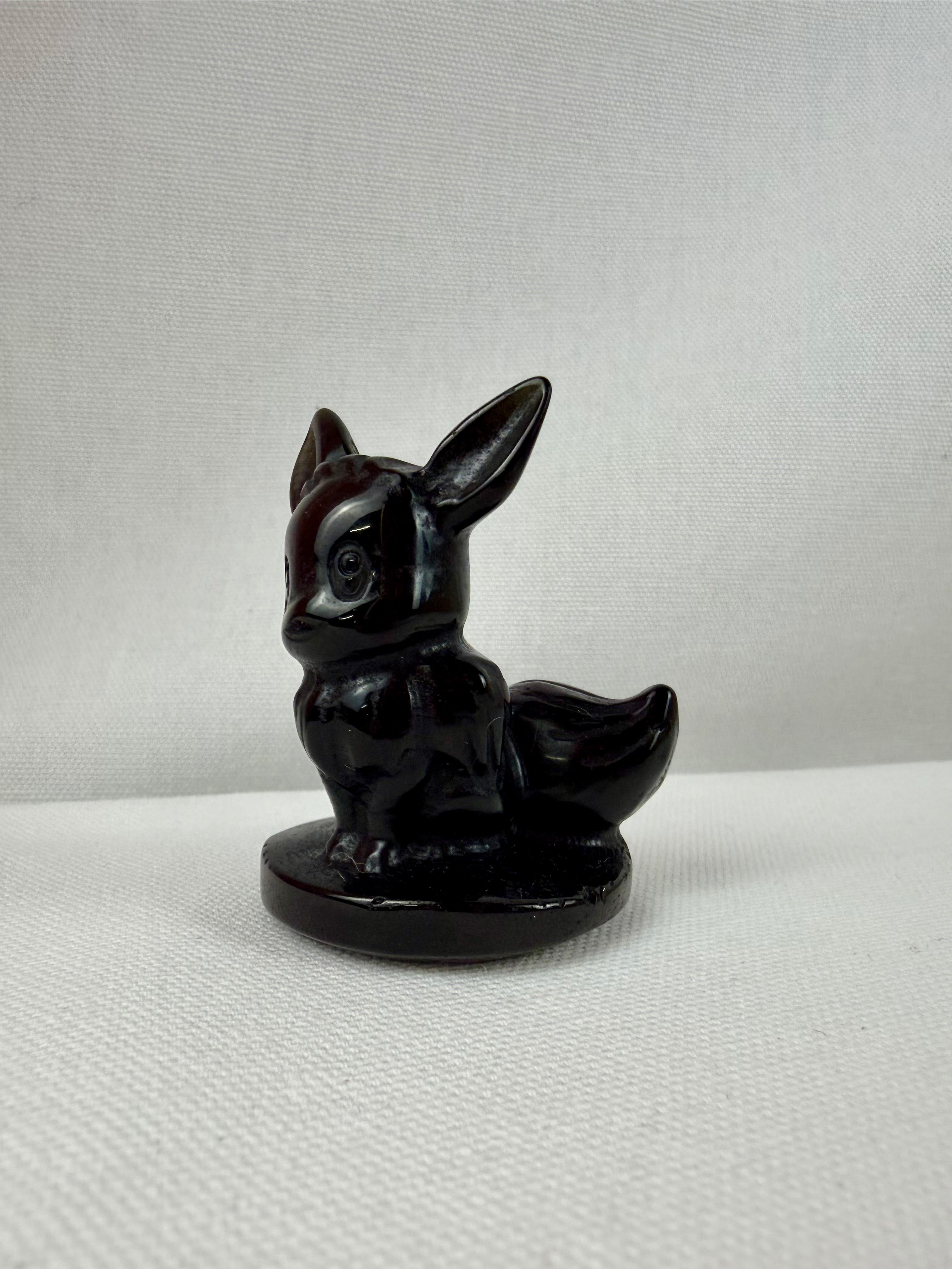 Black Obsidian Eevee Pokémon Carving