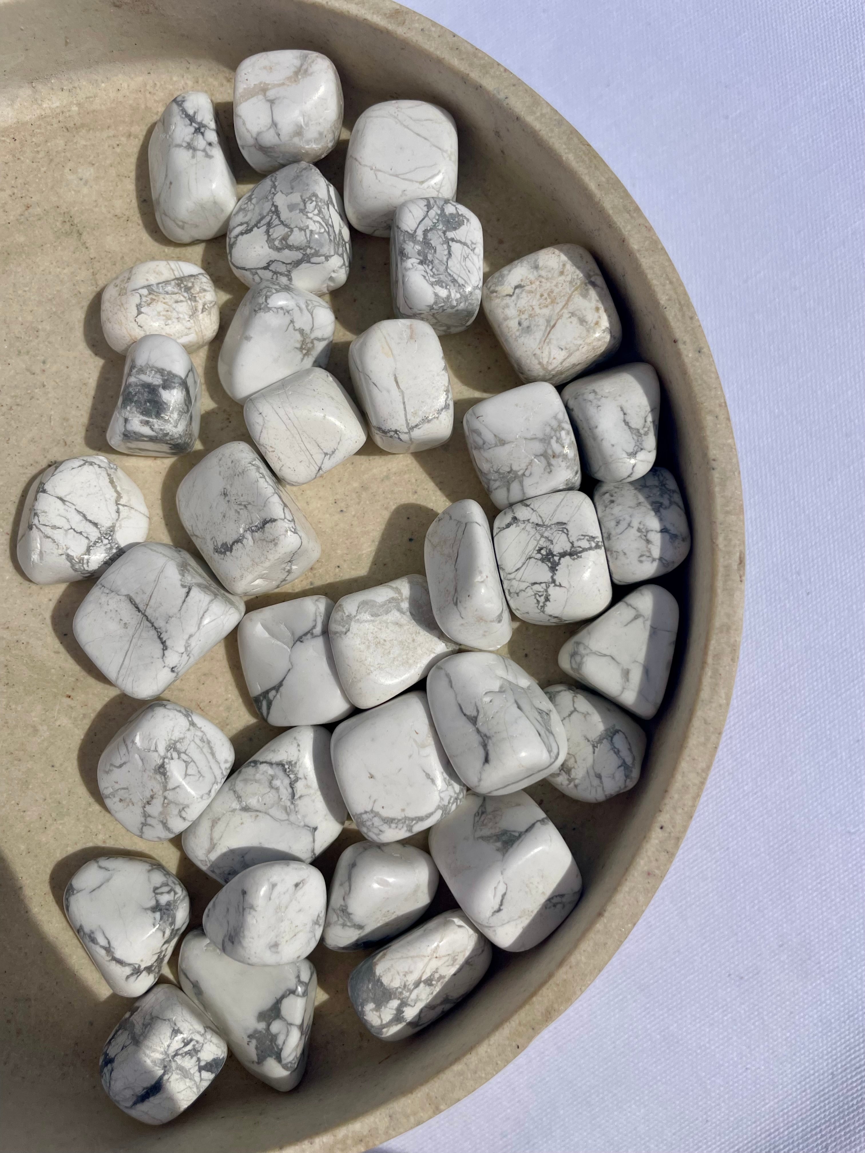 White Howlite Tumble Stone