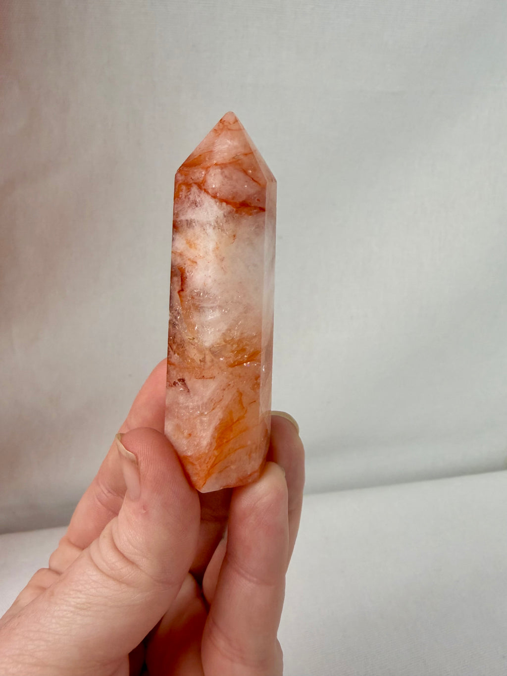 Fire Quartz | Hematoid Quartz Tower