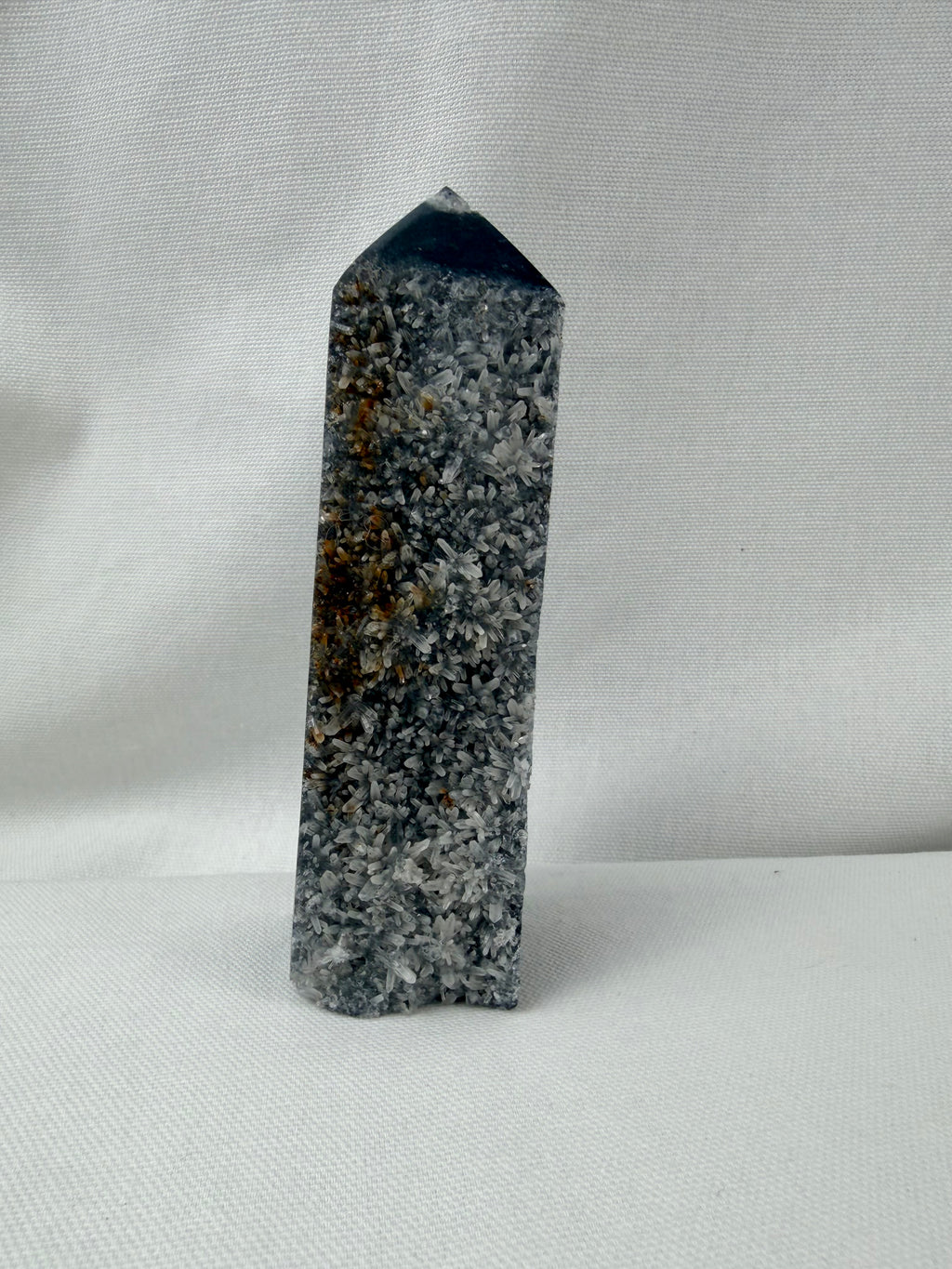 Quartz on Chalcedony Tower