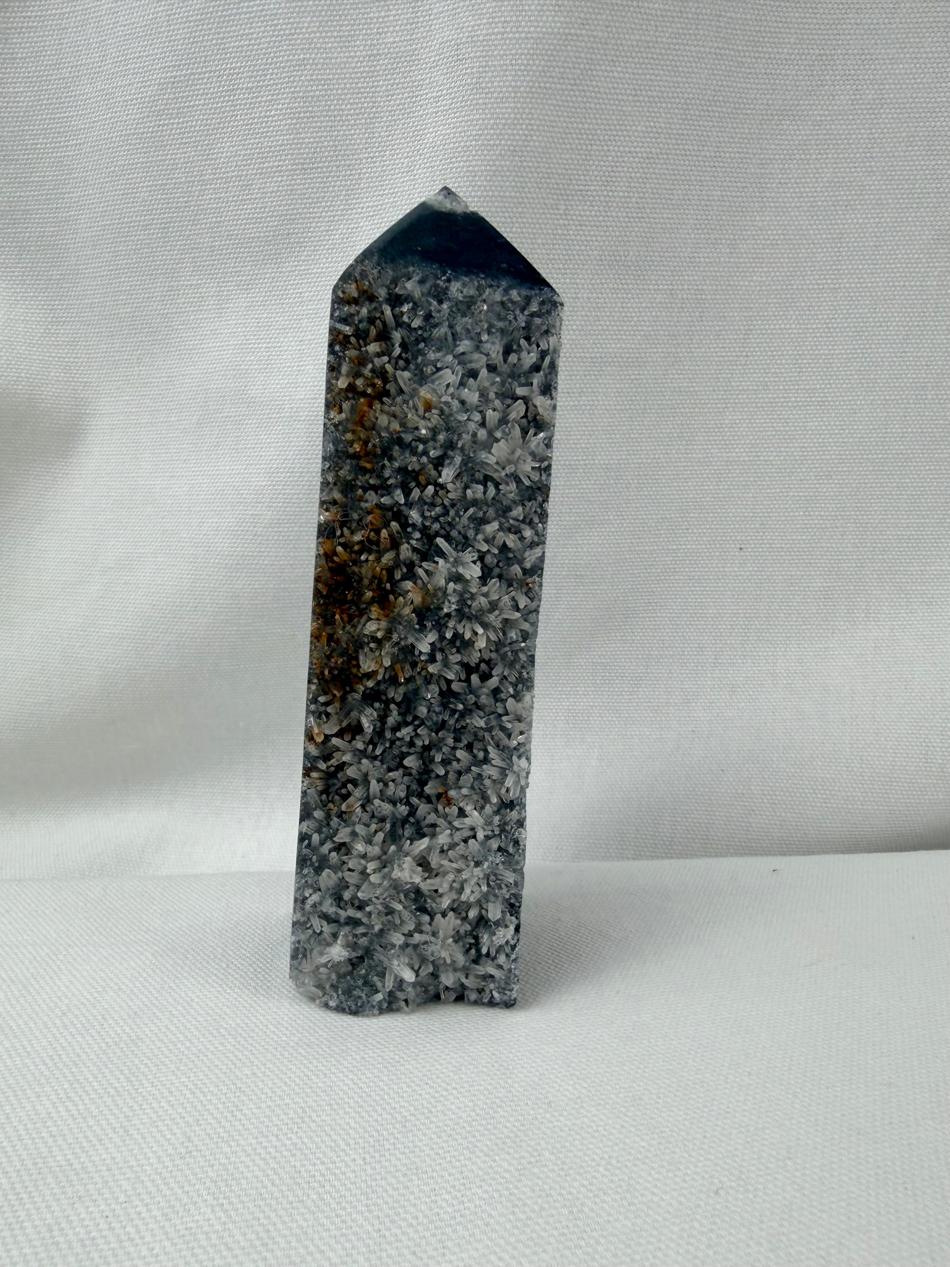 Quartz on Chalcedony Tower