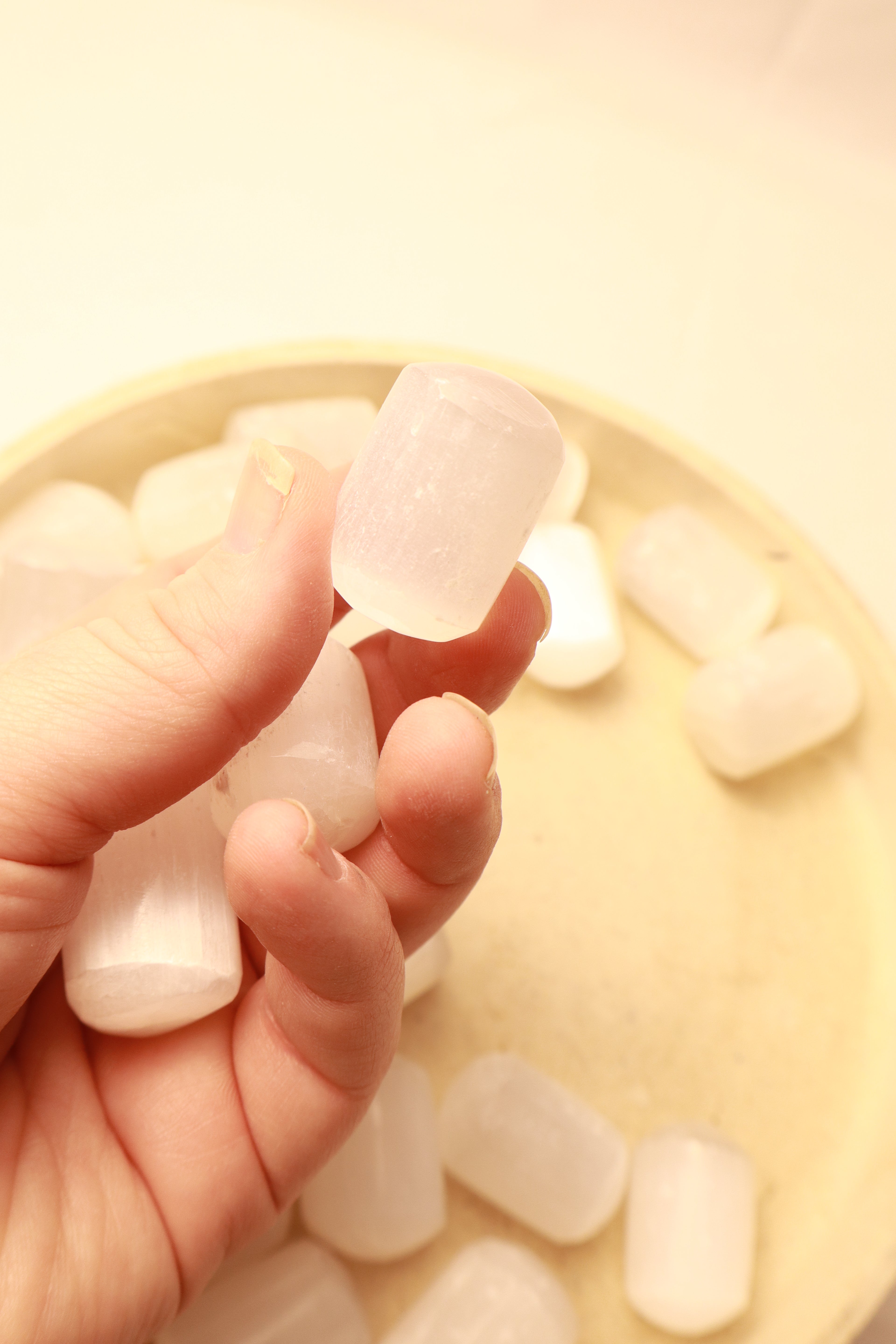 Selenite Tumble Stone