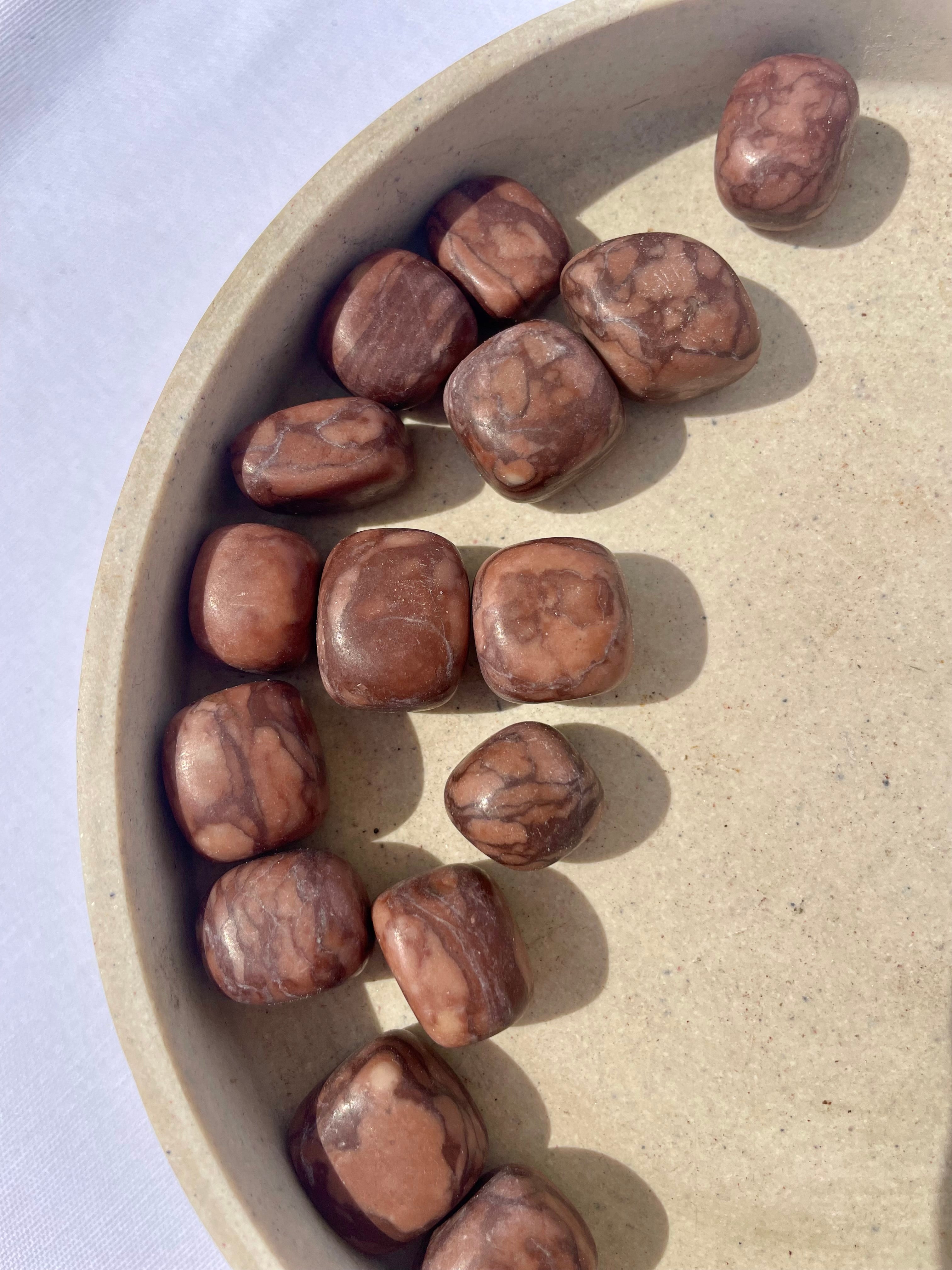 Chocolate Jasper Tumble Stone