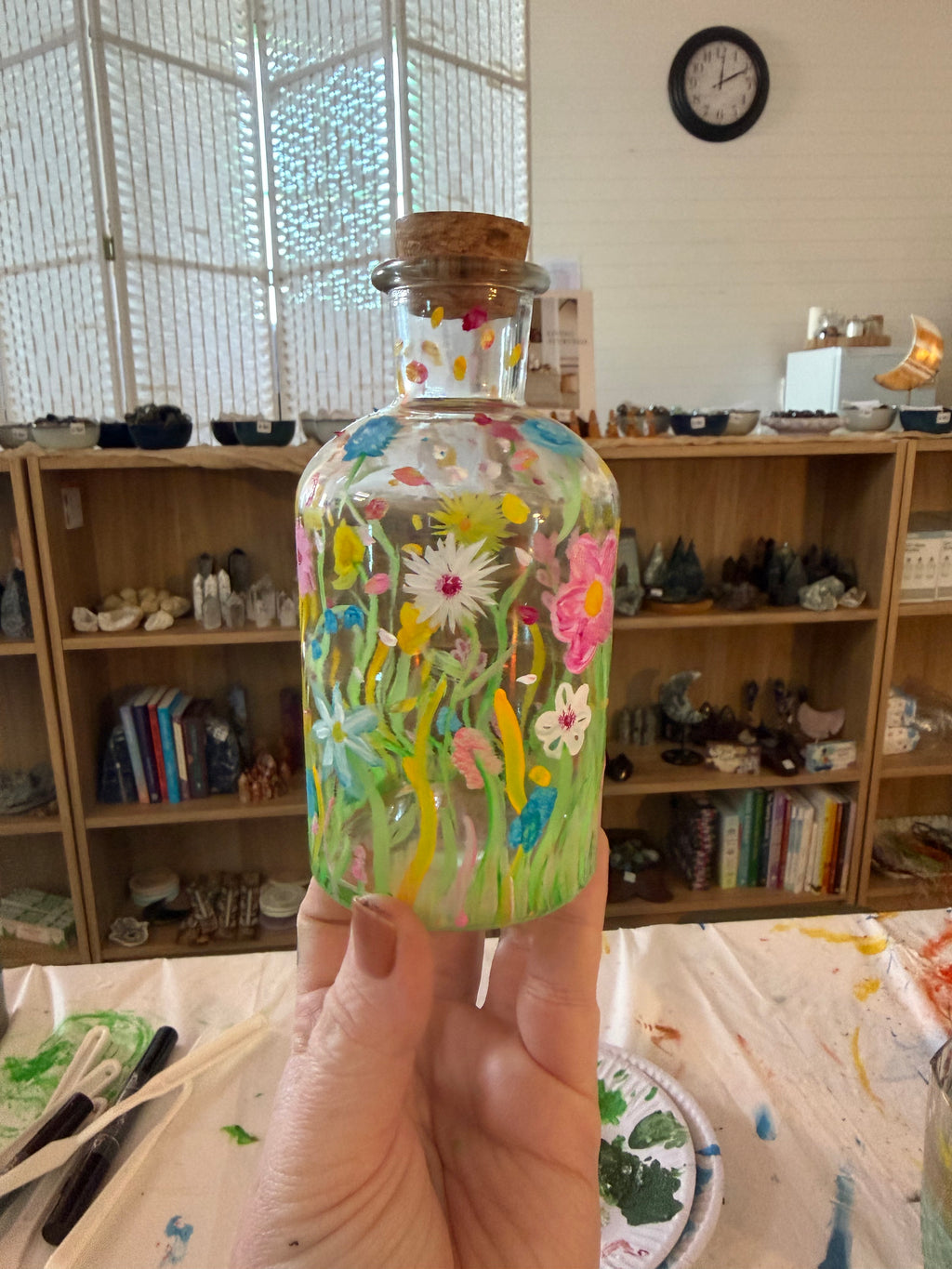 Painted Bath Salts Bottle Workshop || Saturday 21st February || 1pm - 2:15pm