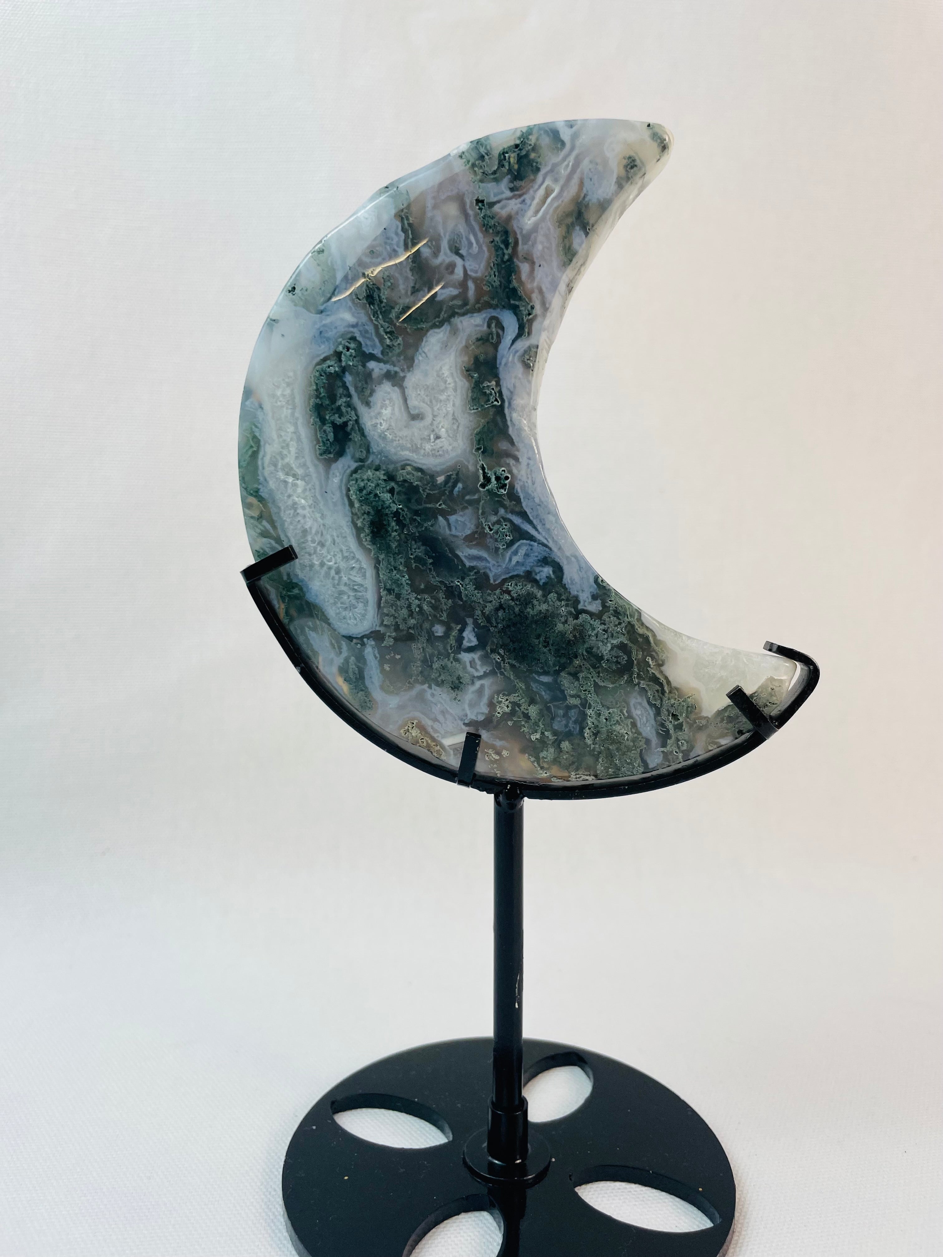 Moss Agate Moon
