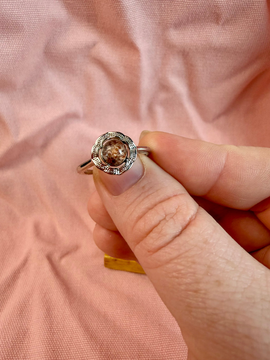 Garden Quartz Sterling Silver Ring