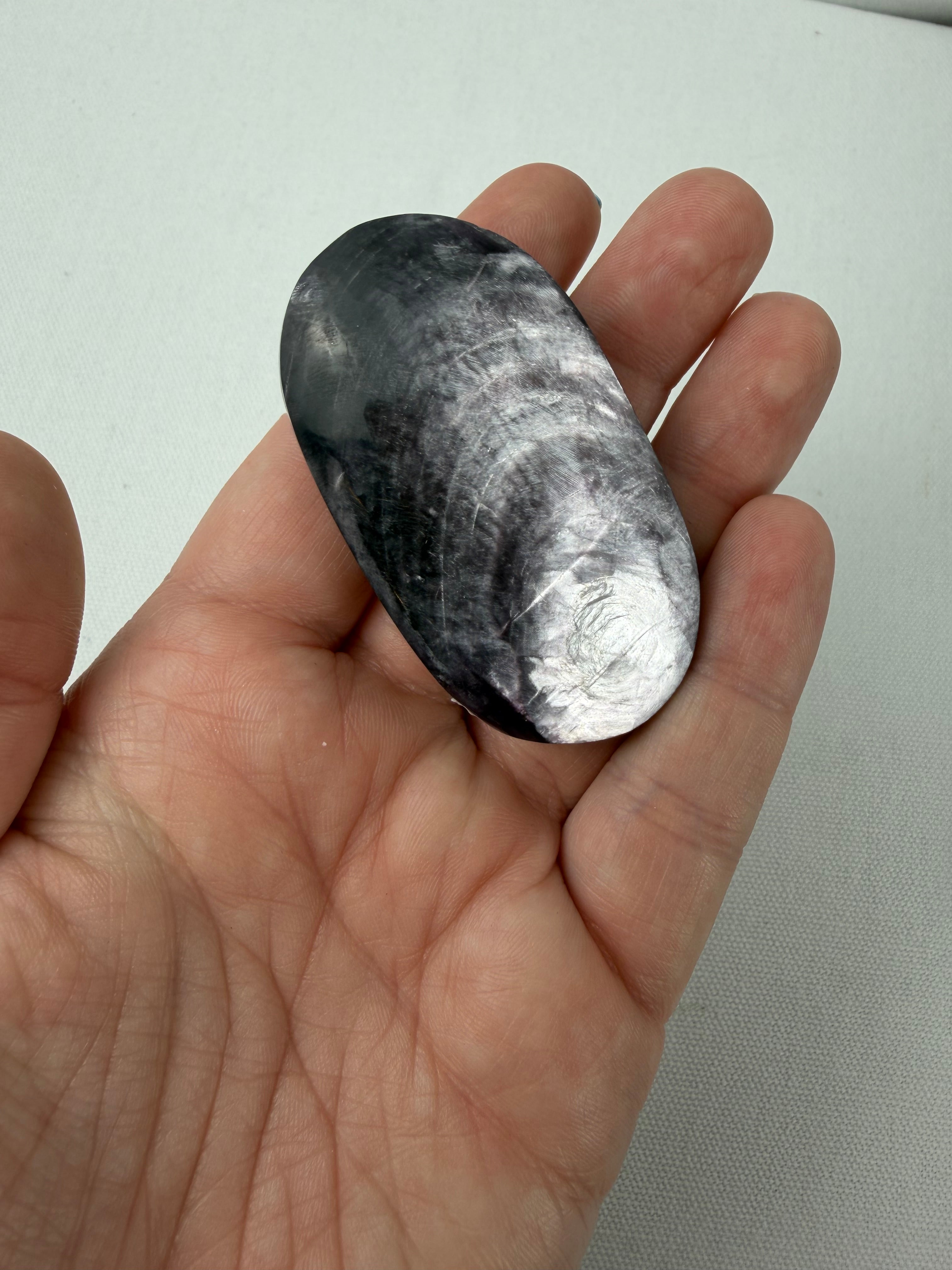 Lepidolite Palm Stones