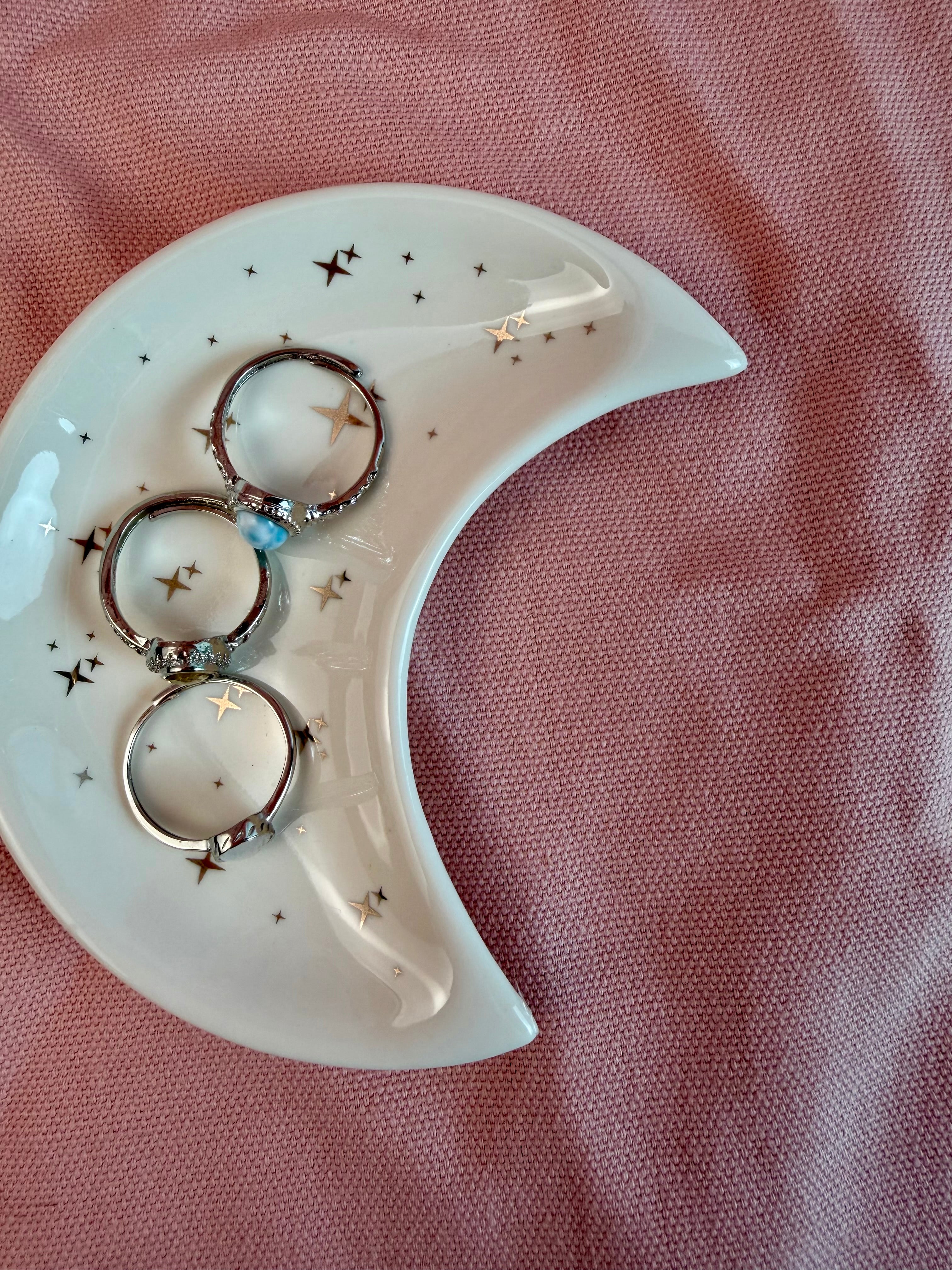 Crescent Moon Trinket Tray