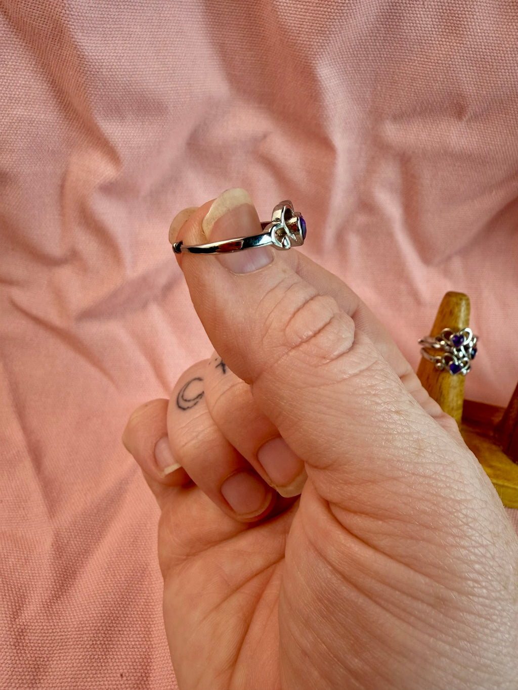 Amethyst Sterling Silver Ring