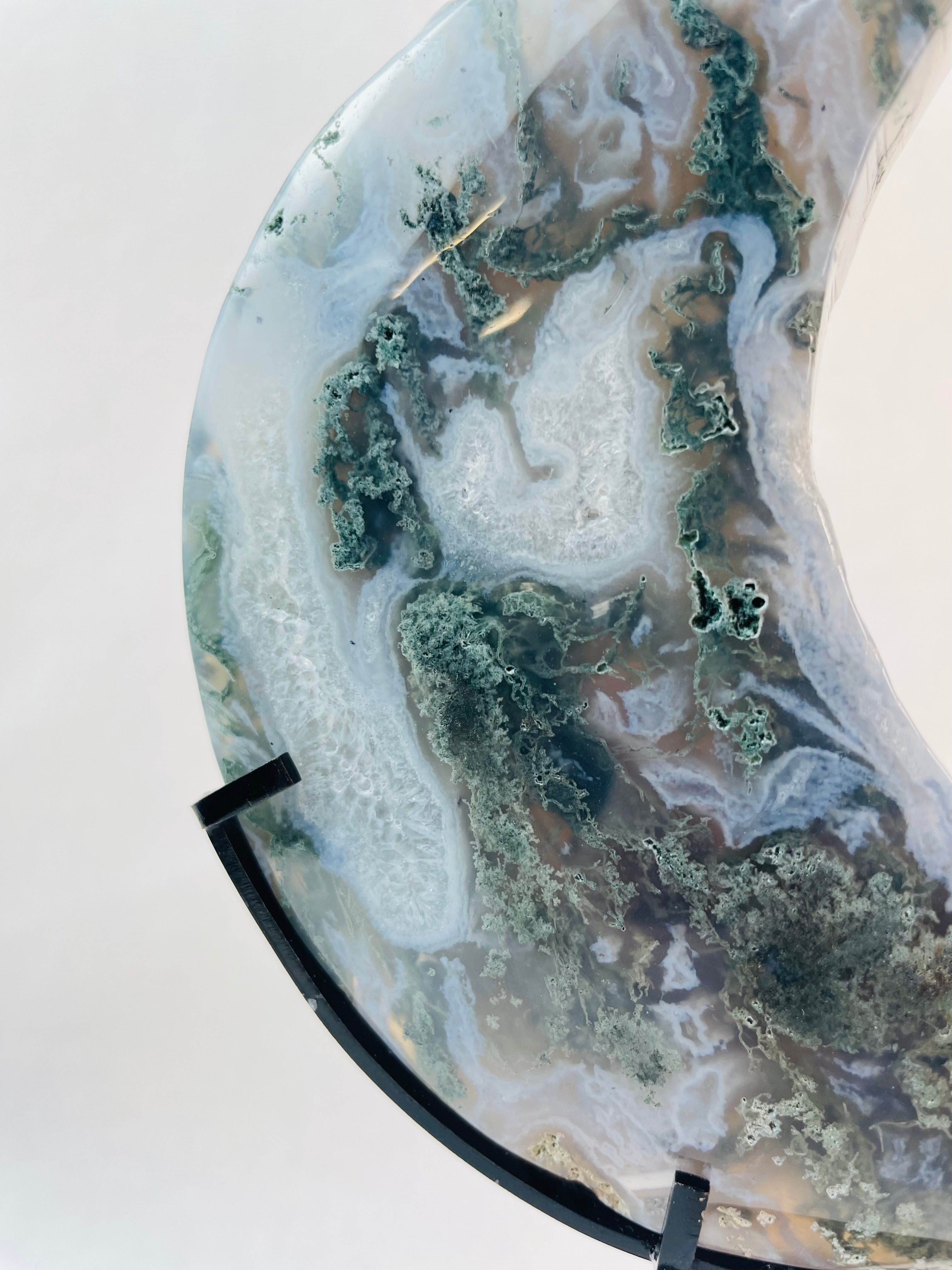 Moss Agate Moon