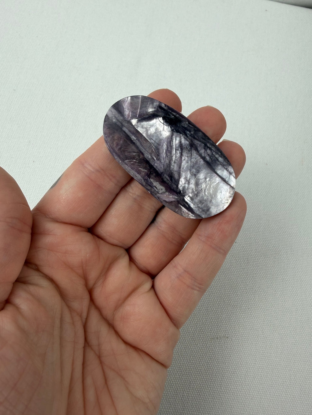 Lepidolite Palm Stones