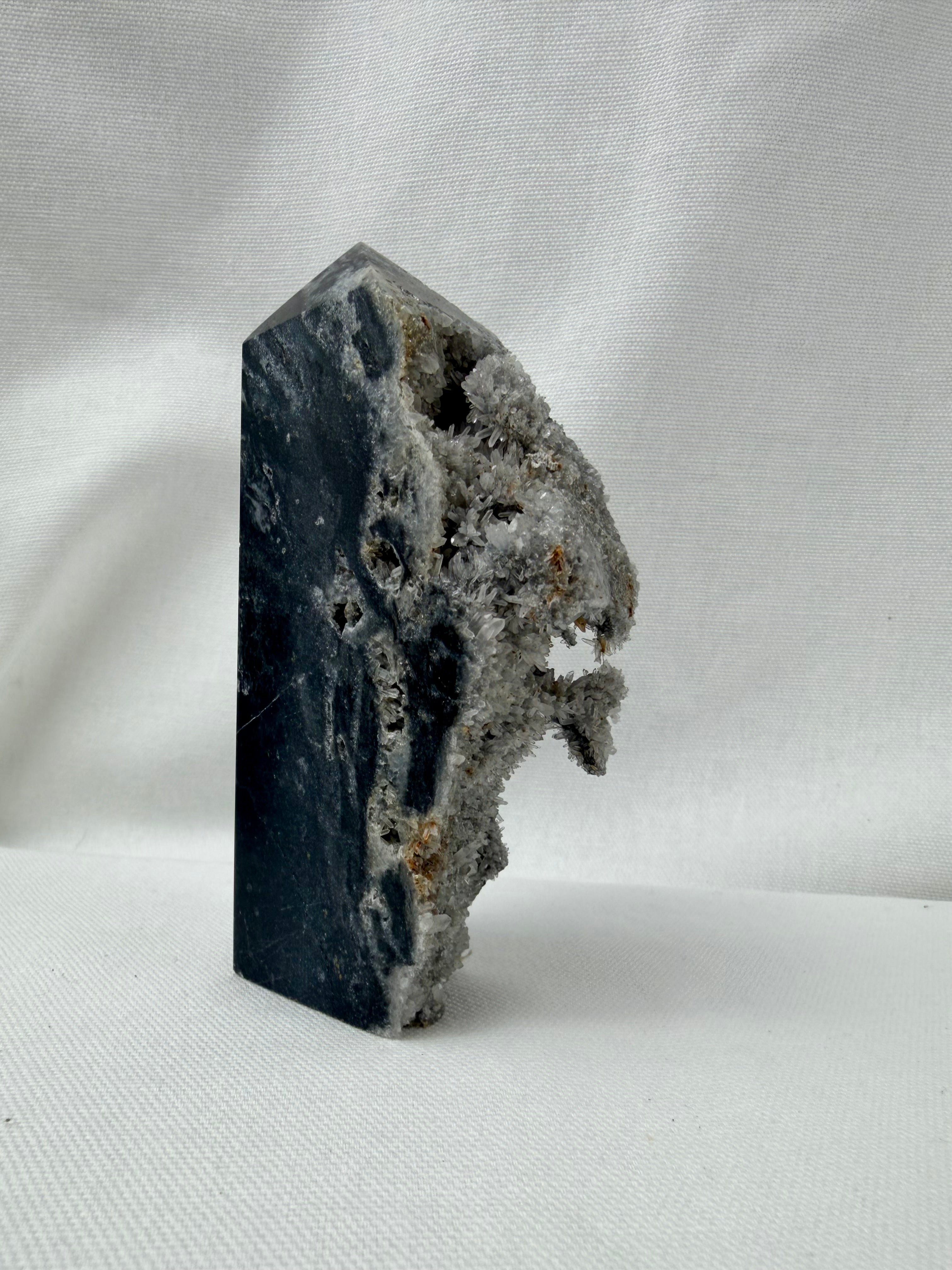 Quartz on Chalcedony Tower