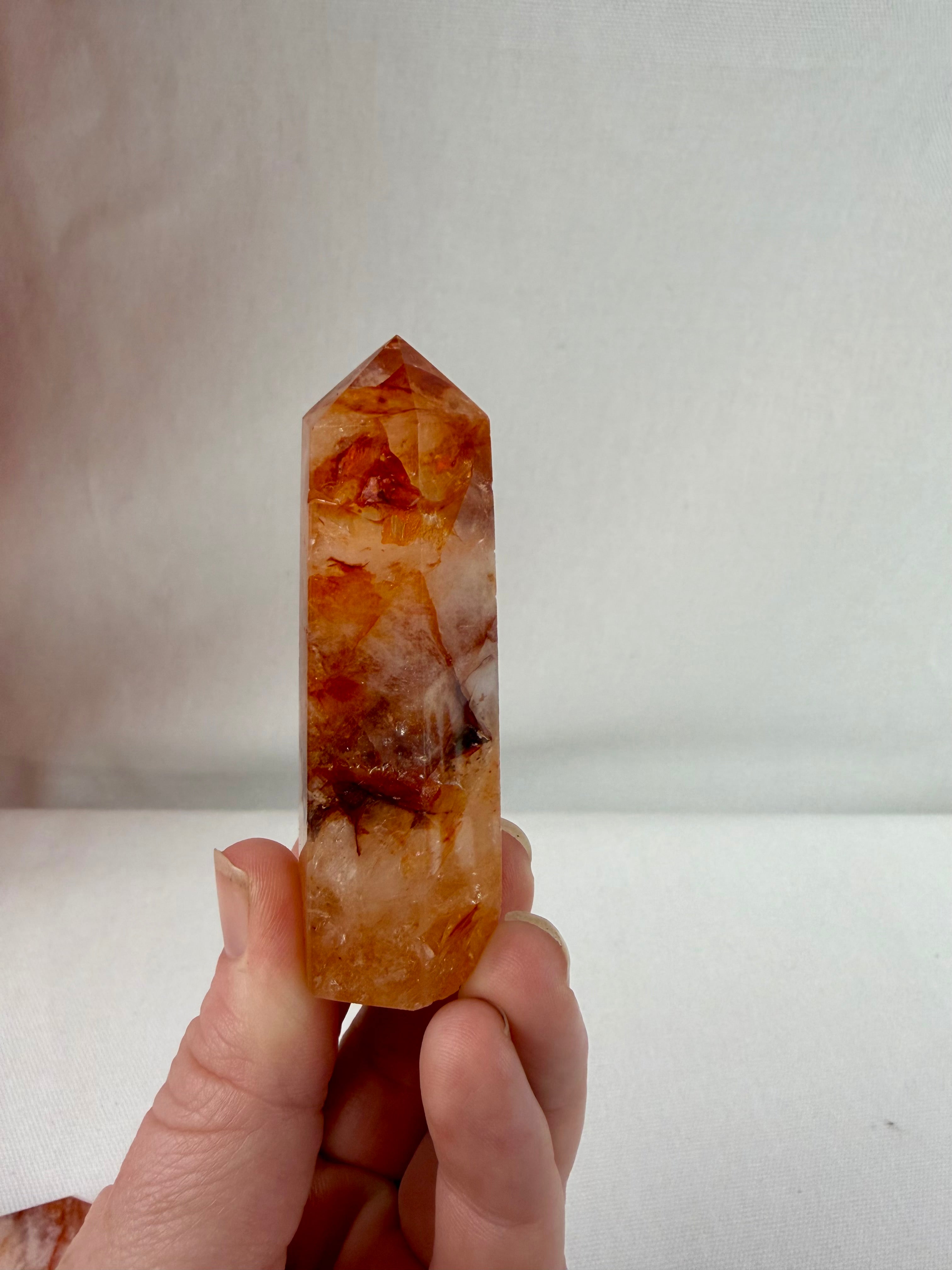 Fire Quartz | Hematoid Quartz Tower