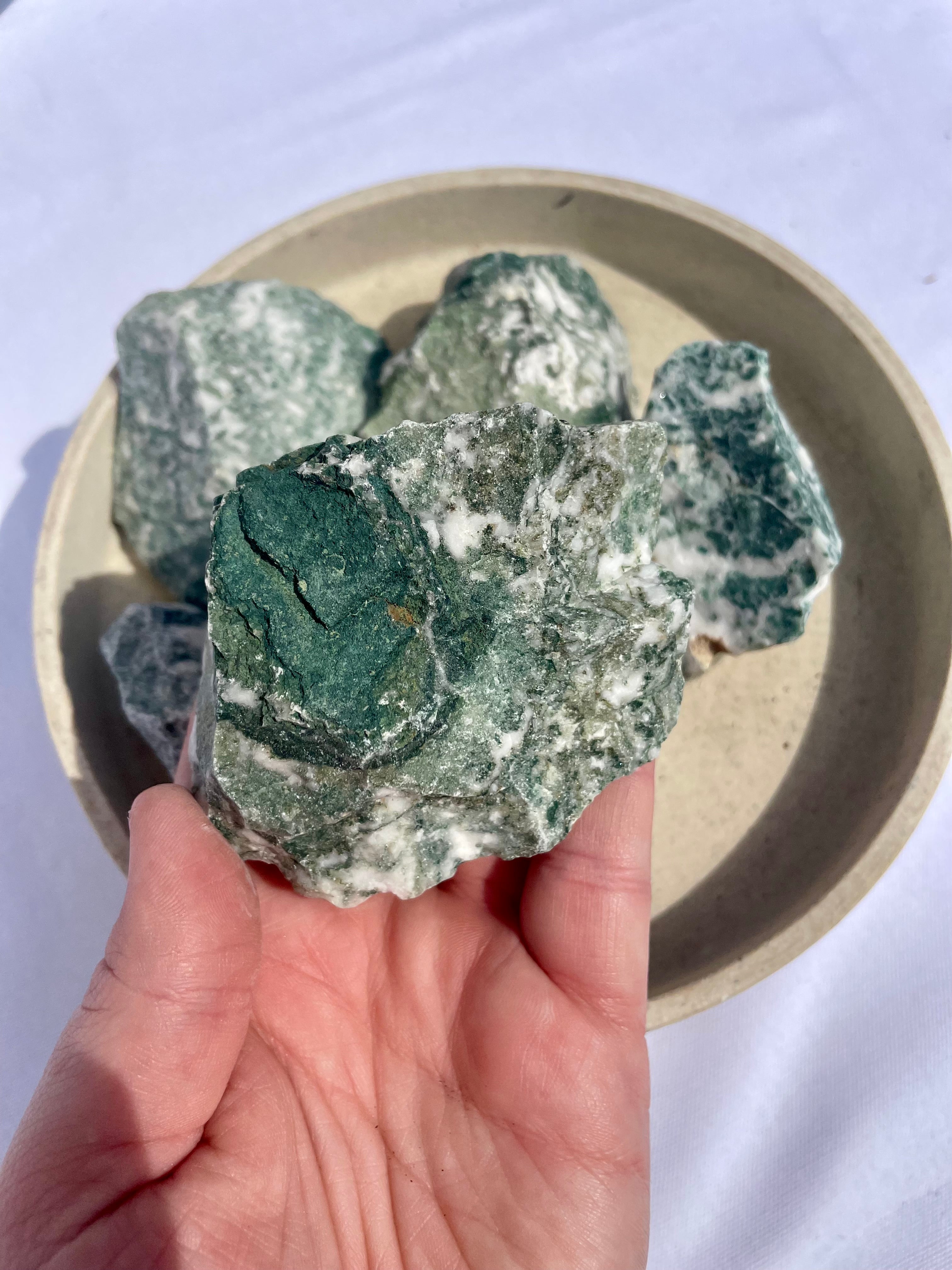 Tree Agate Rough Chunk || Large