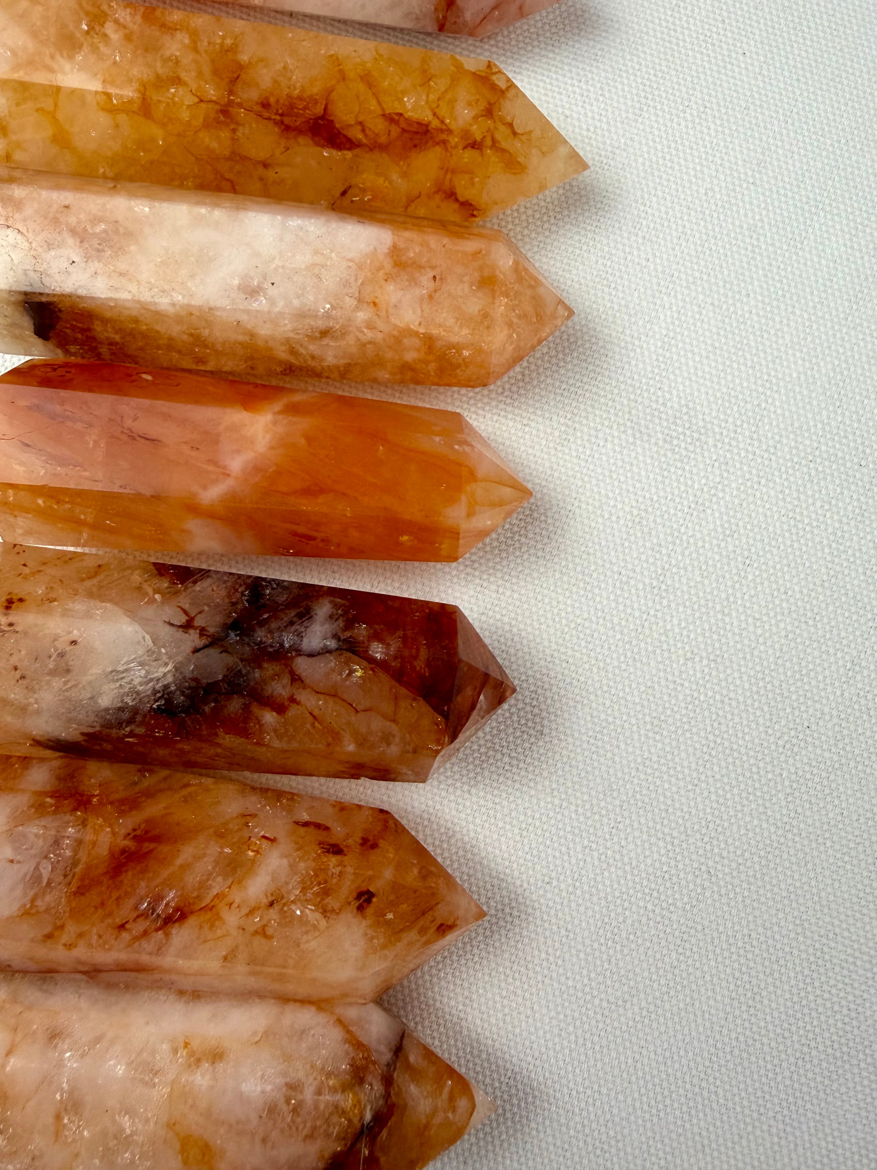 Fire Quartz | Hematoid Quartz Tower
