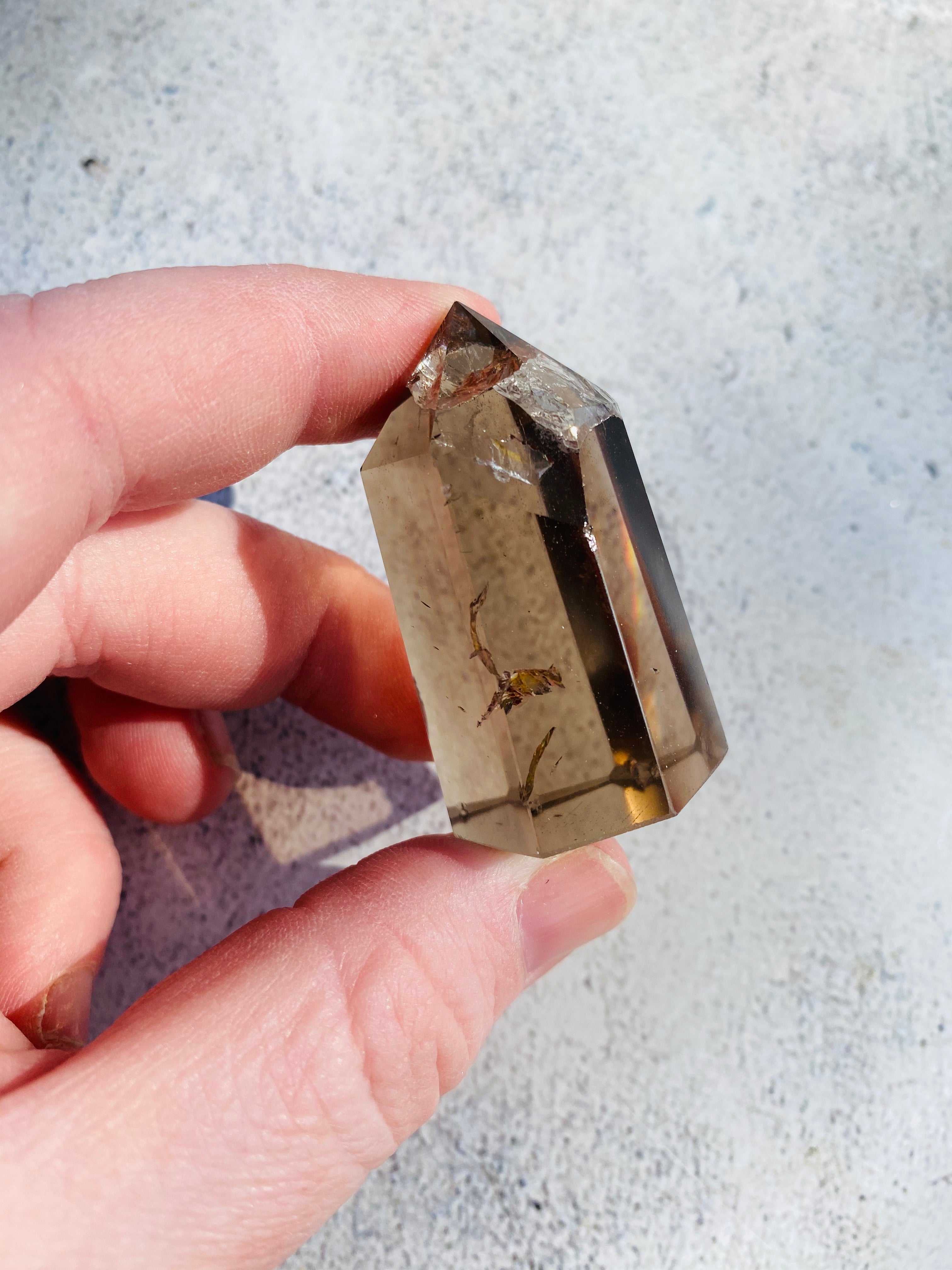 Smoky Quartz Tower