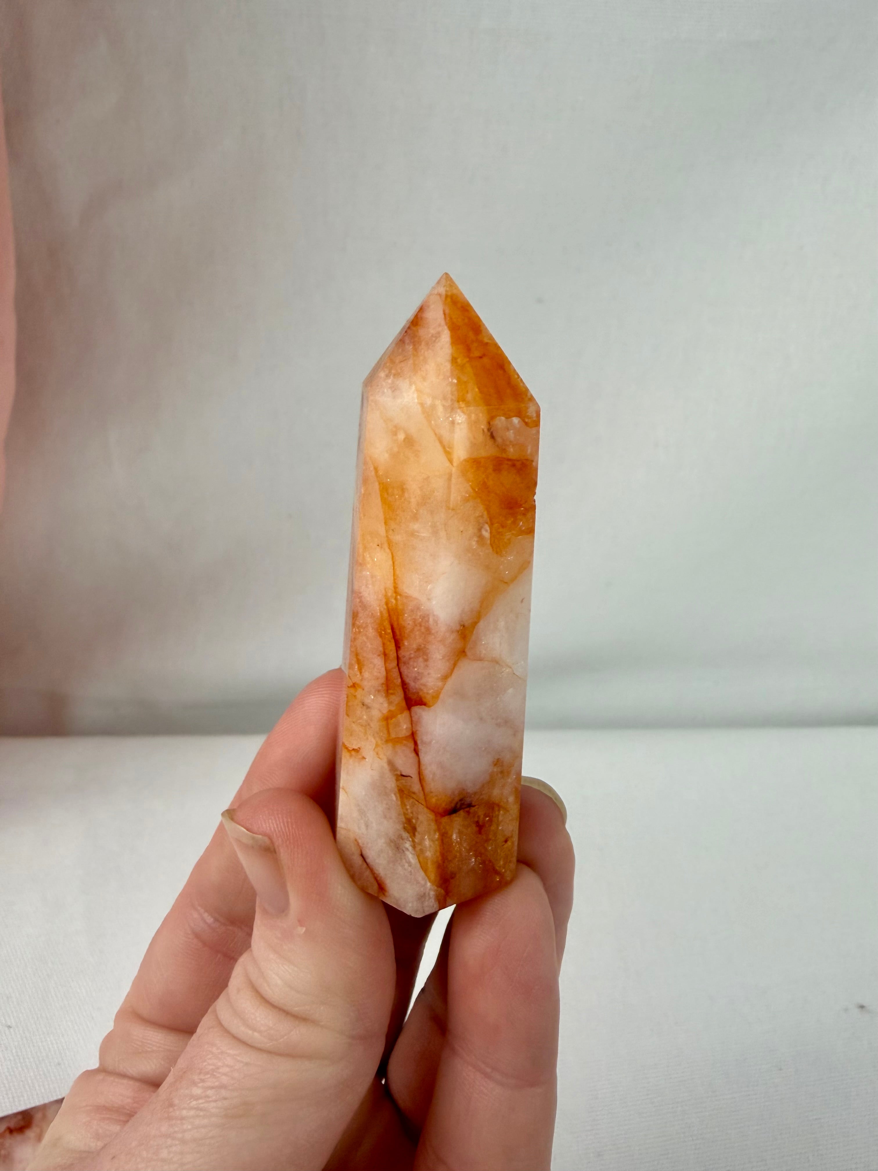Fire Quartz | Hematoid Quartz Tower