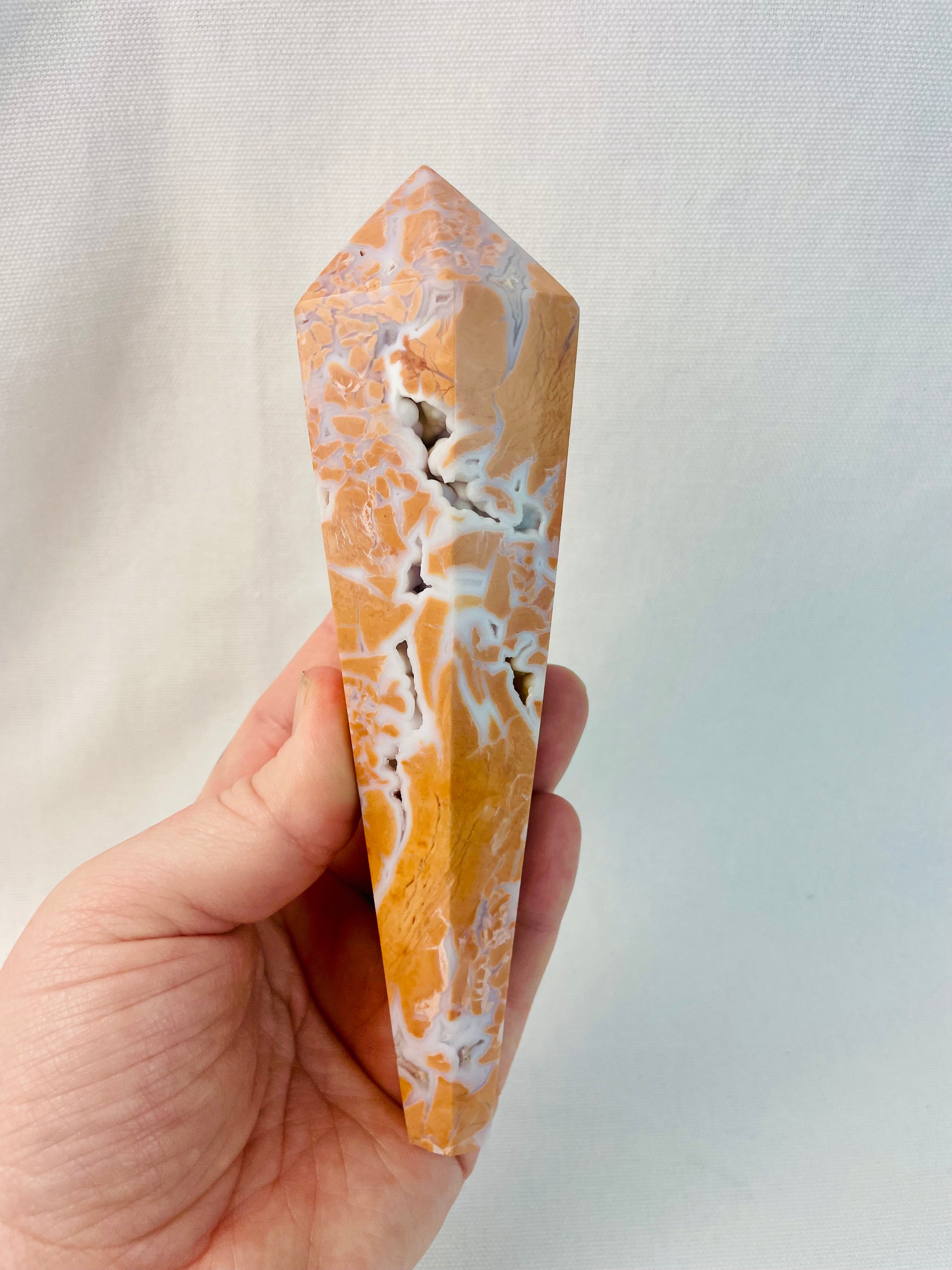 Pink Agate Sceptre | Wand