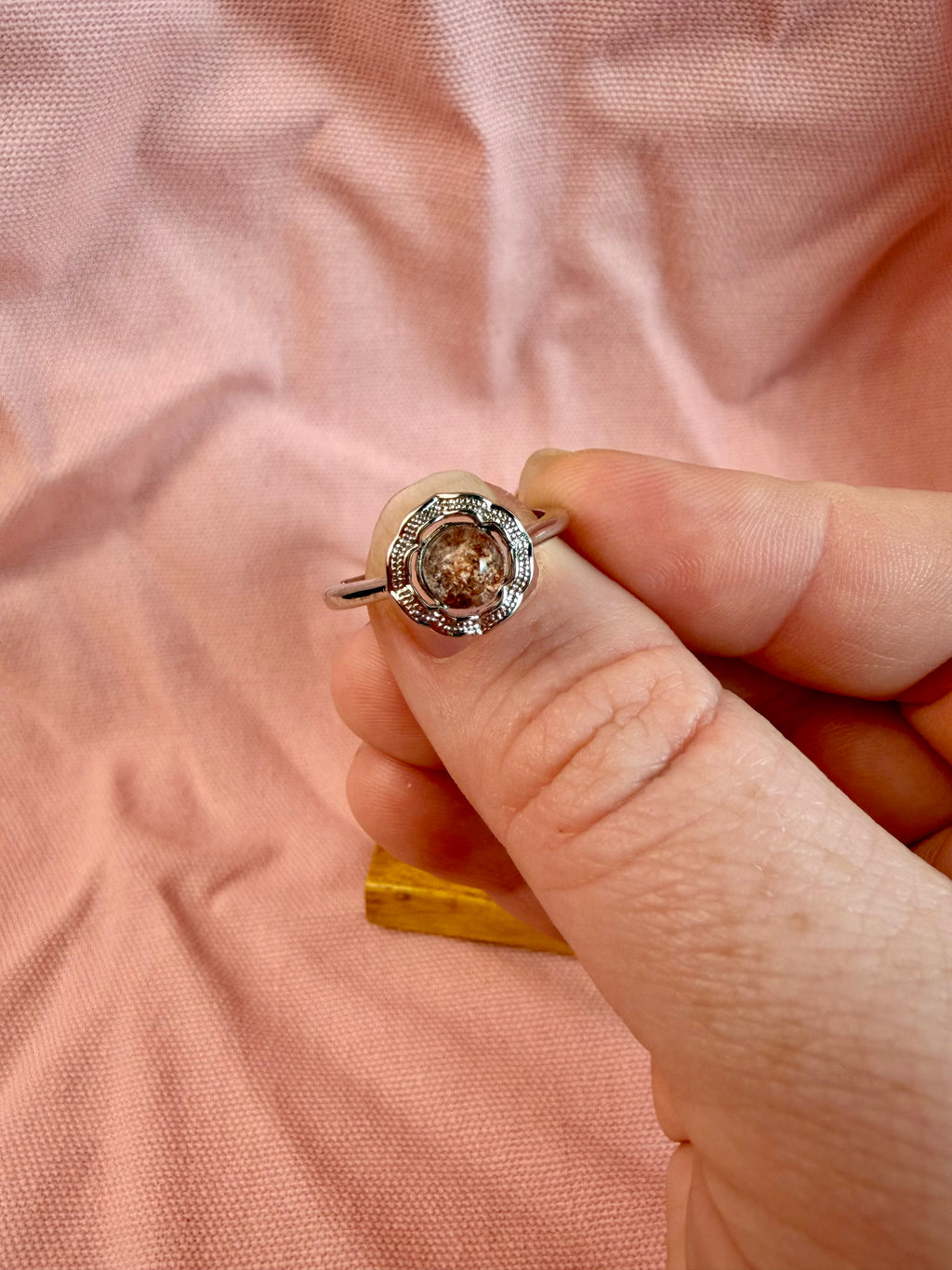 Garden Quartz Sterling Silver Ring