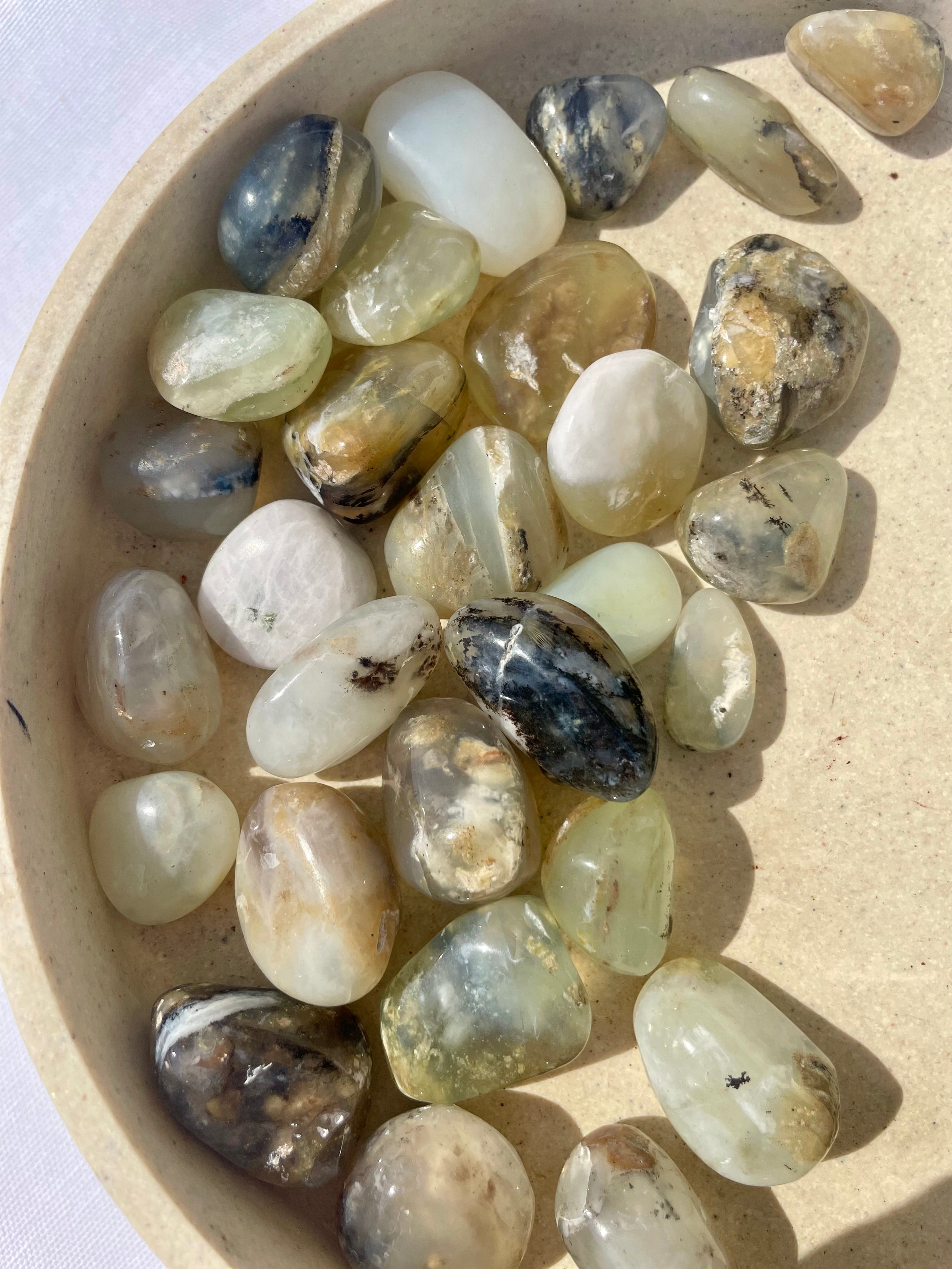 Blue Opal Tumble Stone