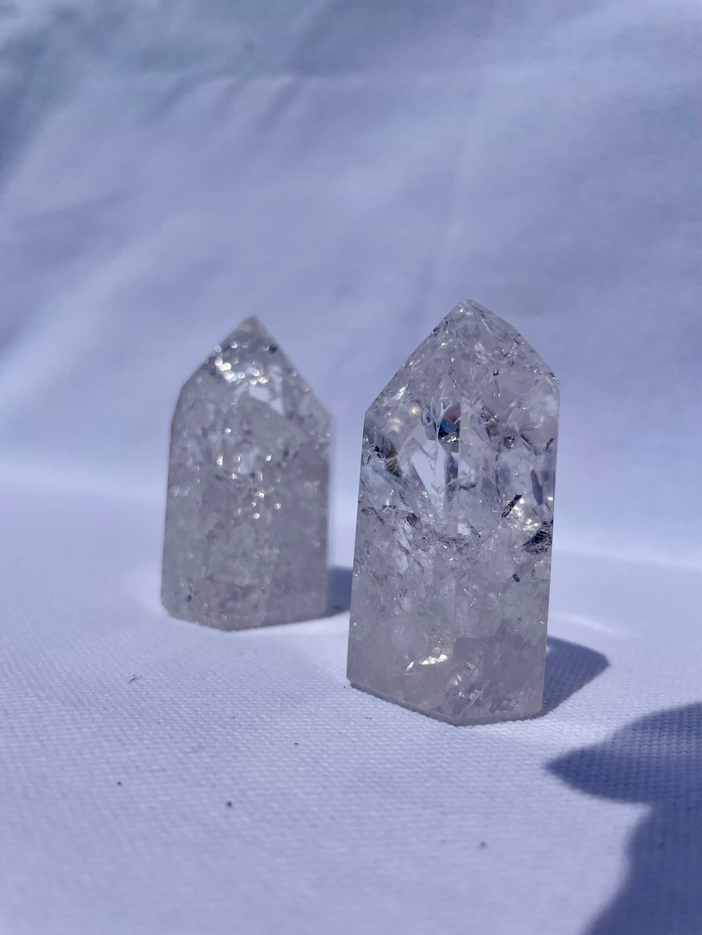 Crackle Quartz Tower