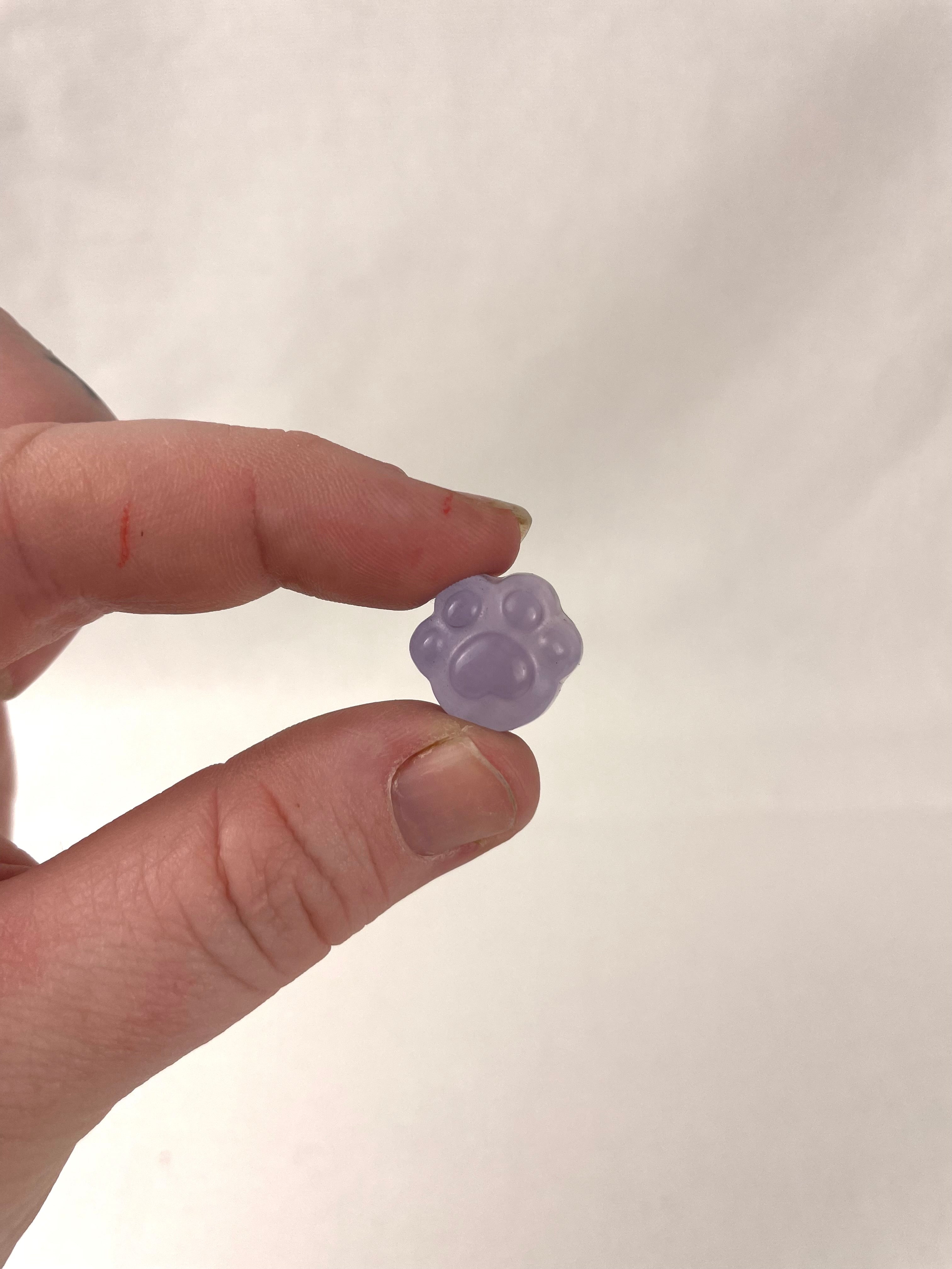 Mini Fluorite Cat Paw Carvings