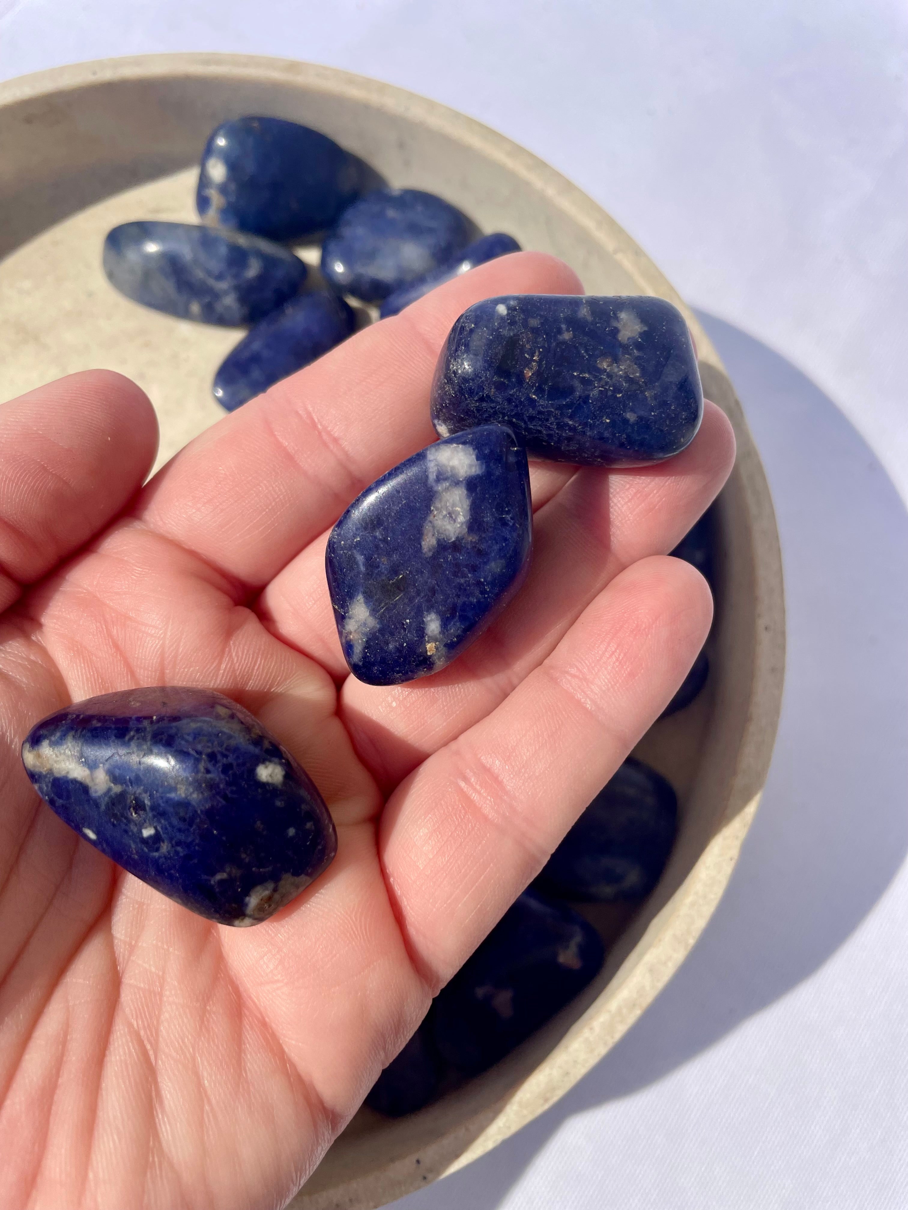 Sodalite Tumble Stone || Large