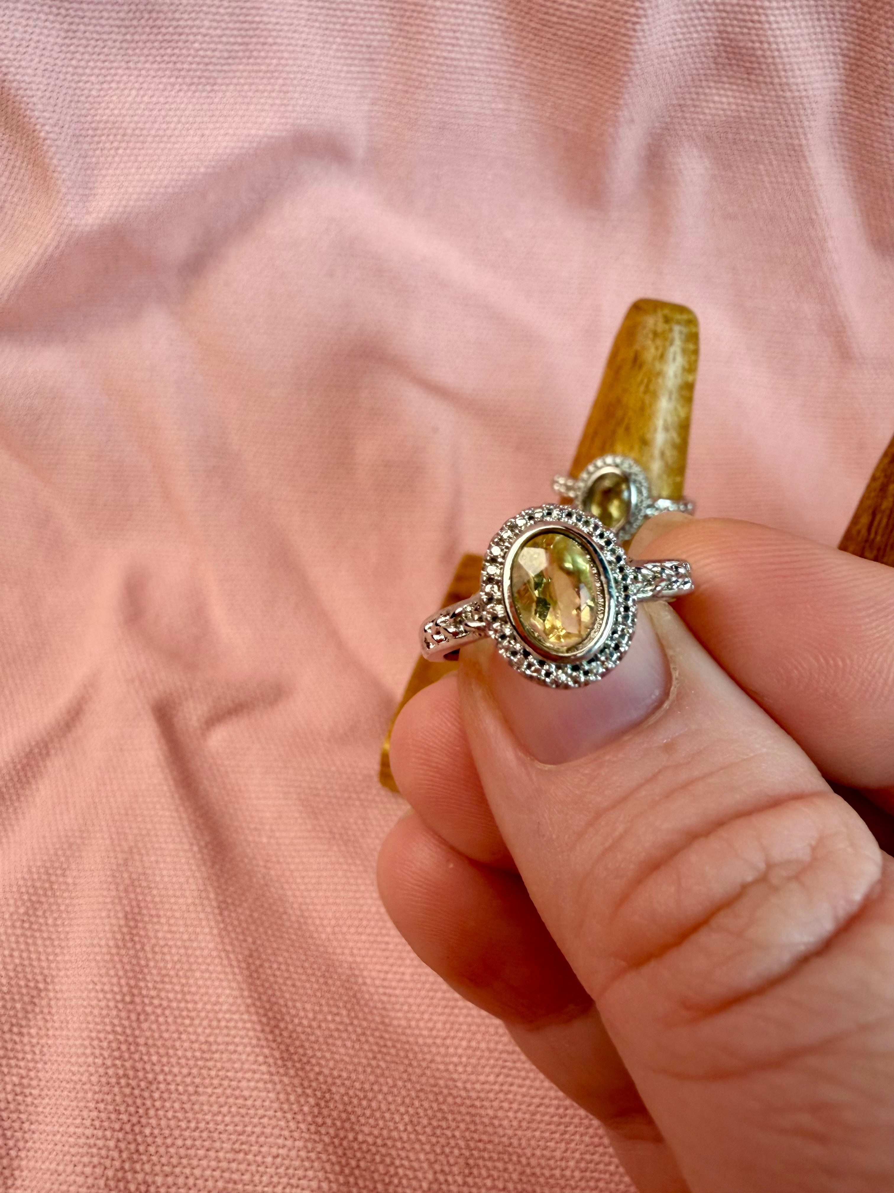 Citrine Sterling Silver Ring