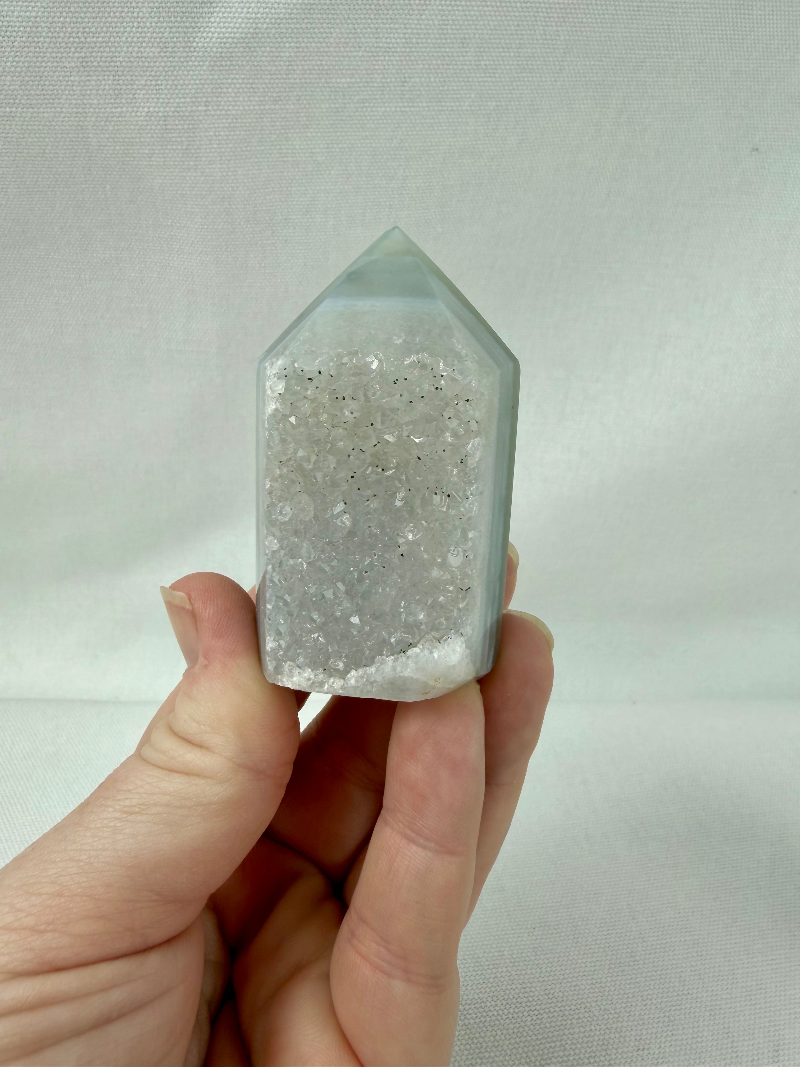 Polished Agate Geode Towers