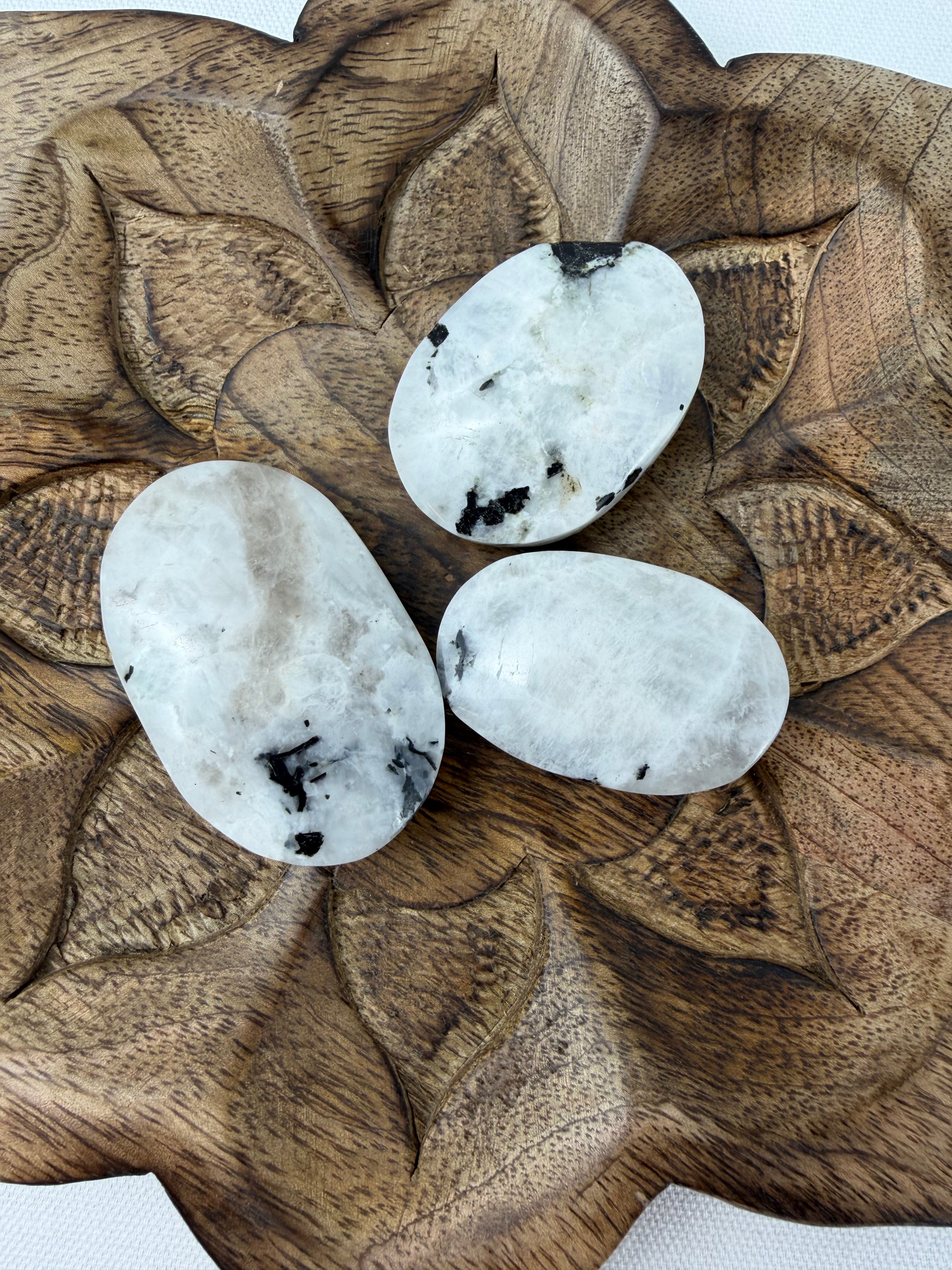 Rainbow Moonstone Palm Stone