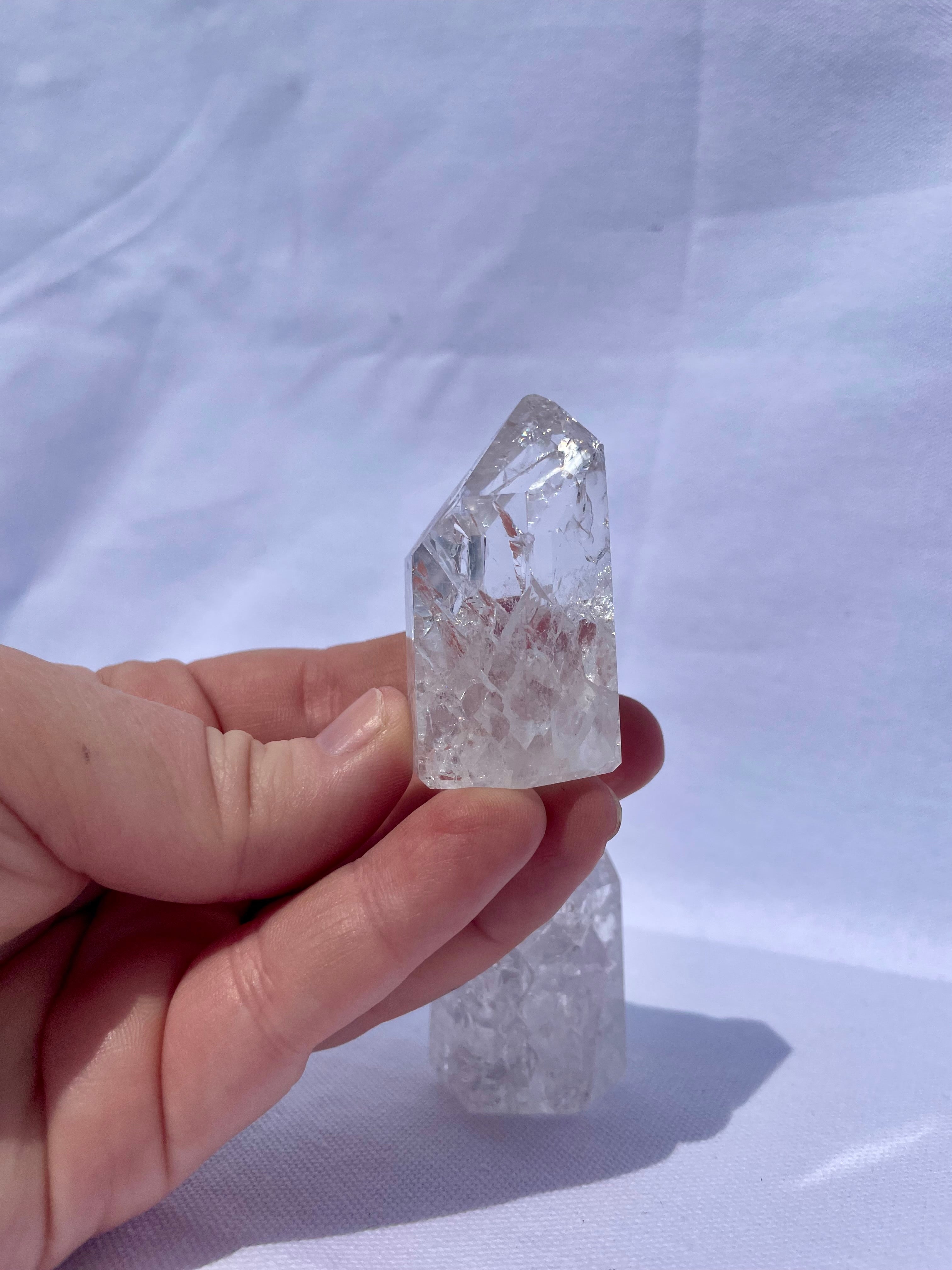 Crackle Quartz Tower