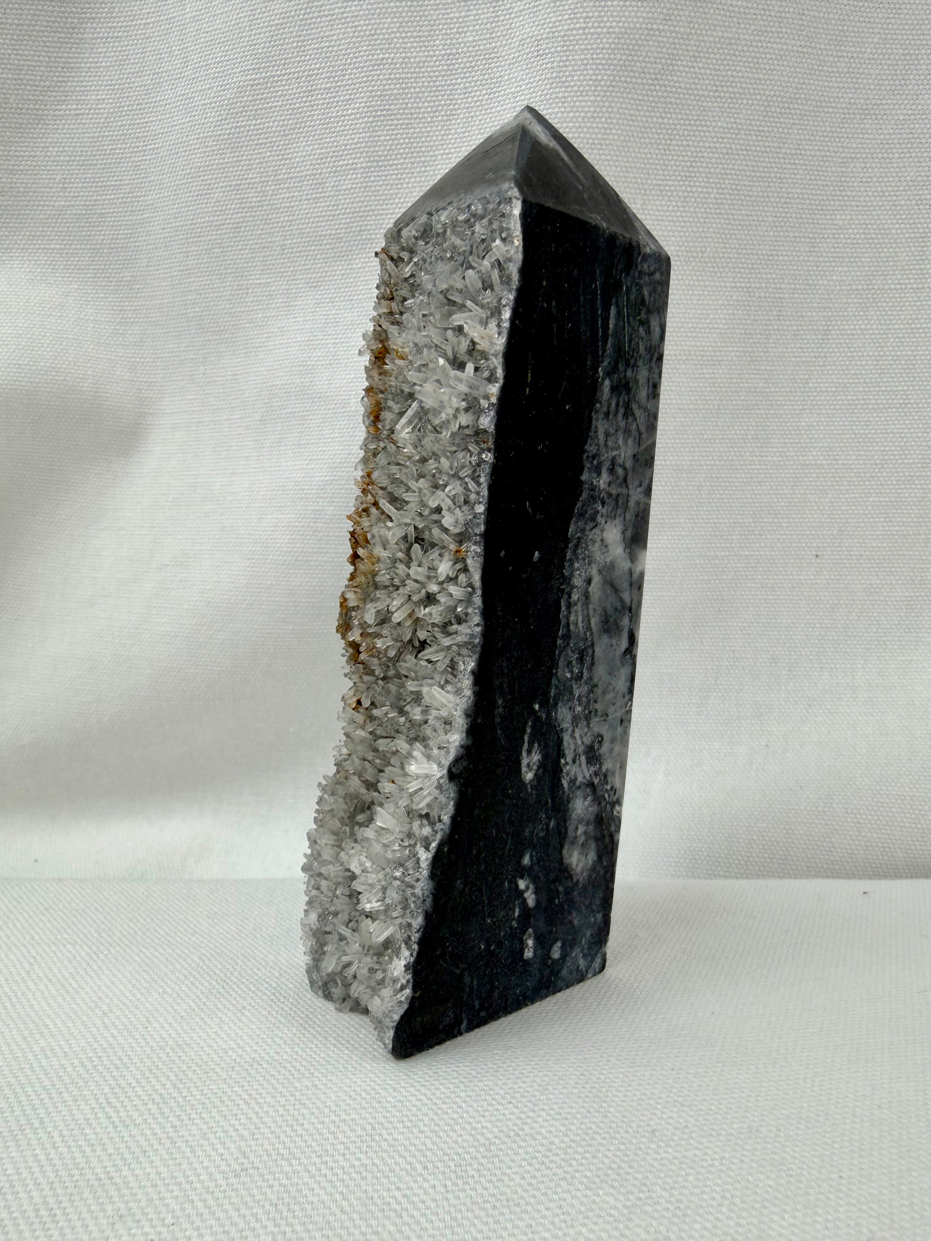 Quartz on Chalcedony Tower