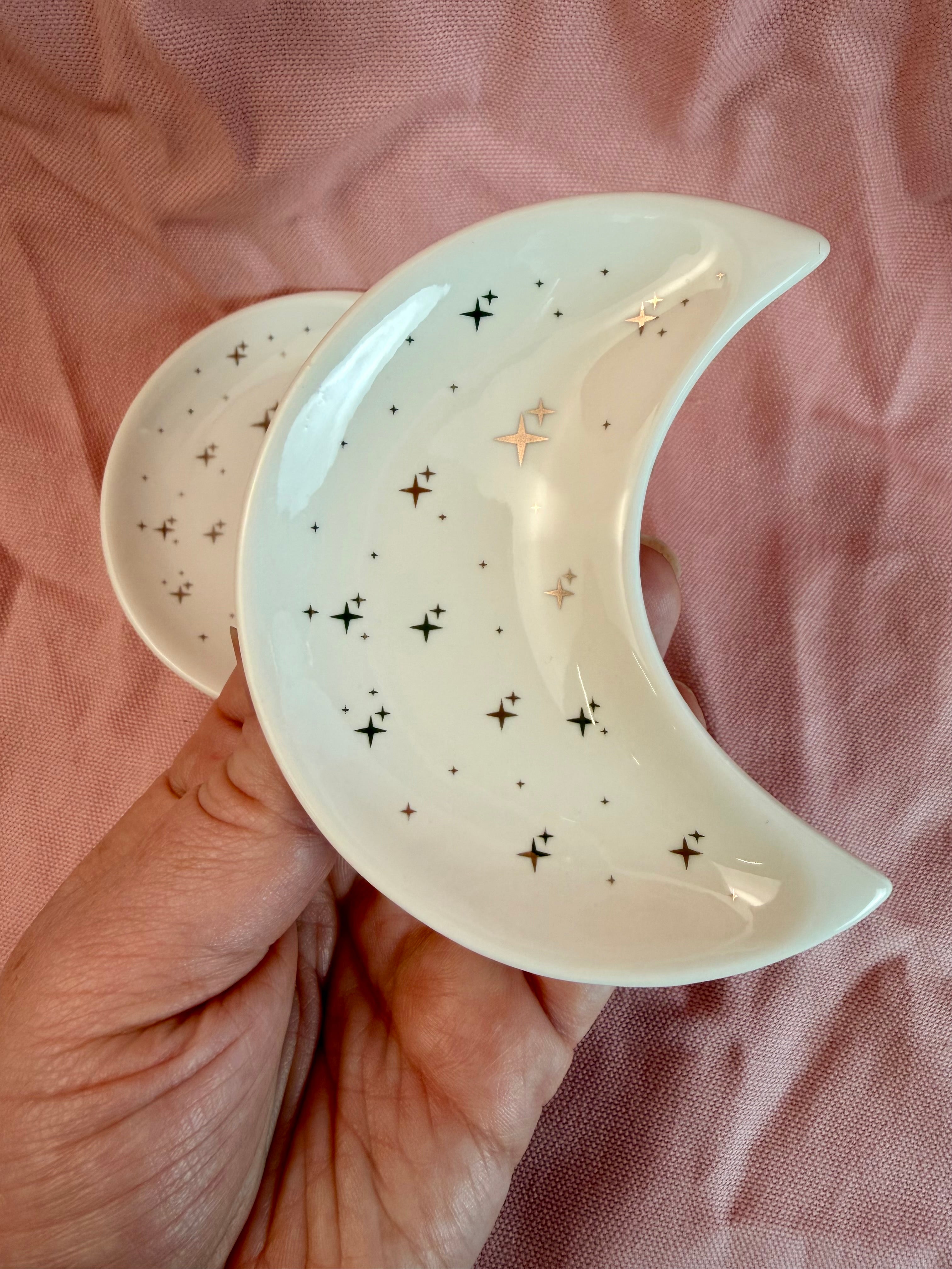 Crescent Moon Trinket Tray