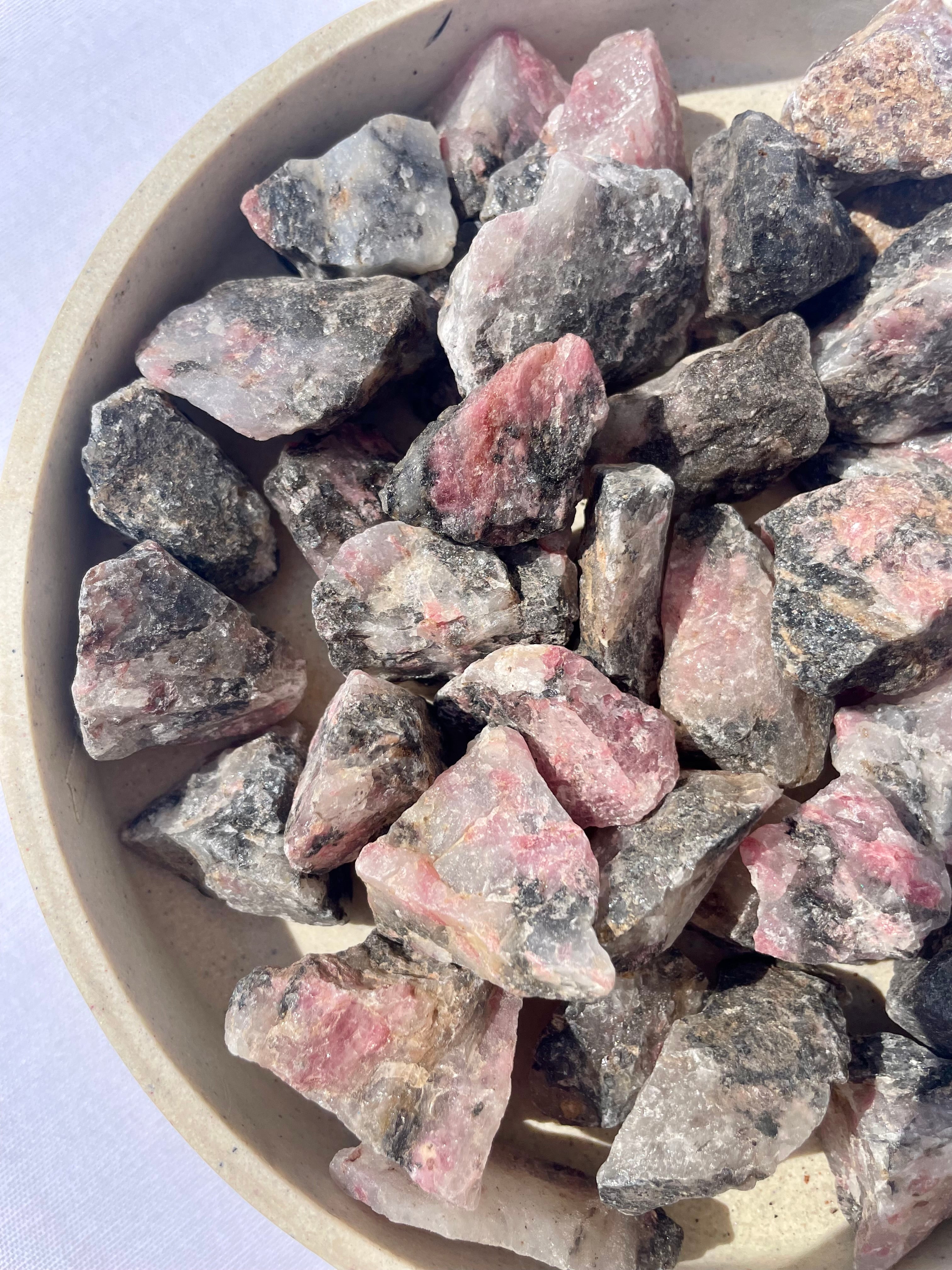 Rhodonite Rough Chunk || Small