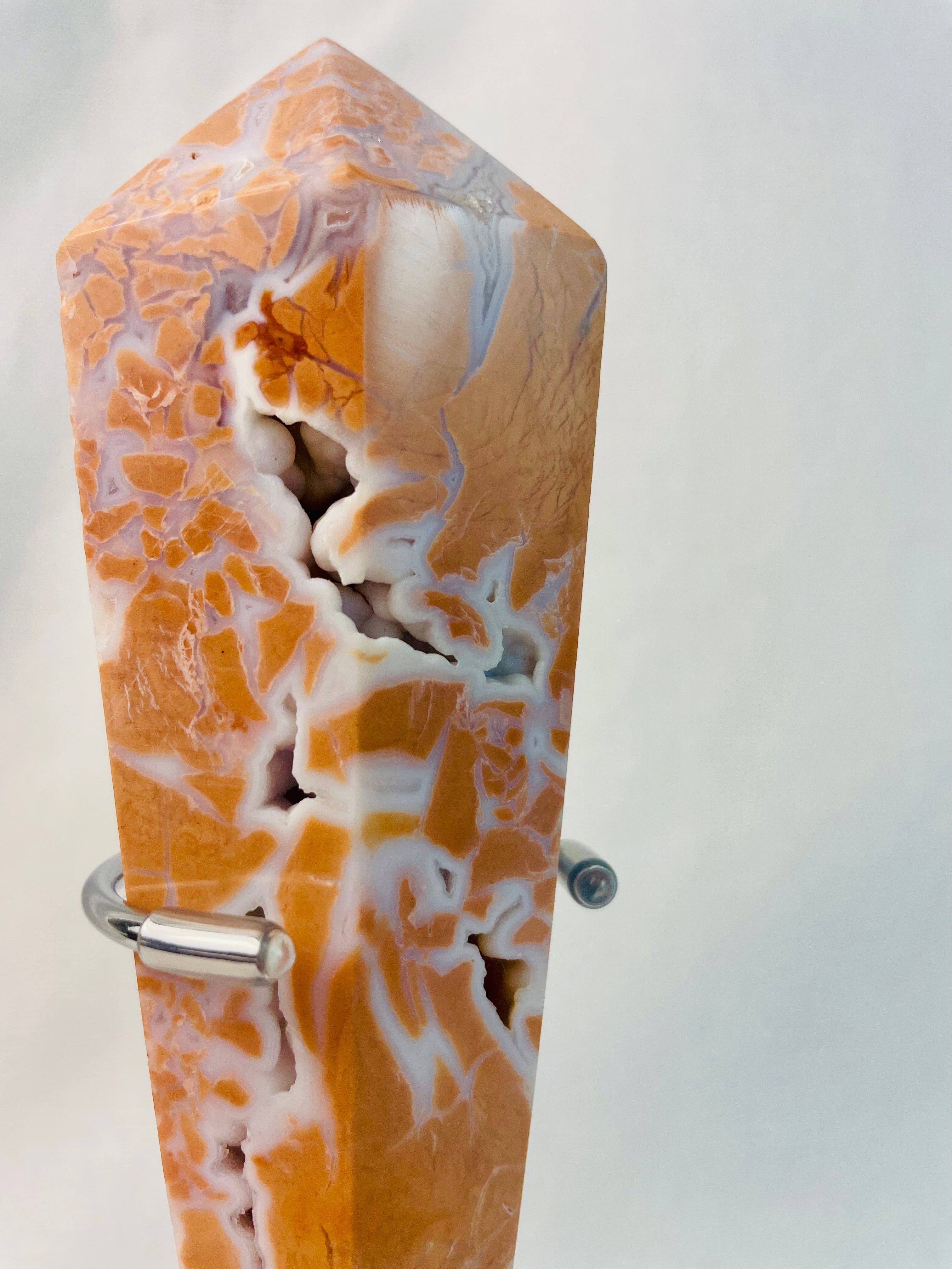 Pink Agate Sceptre | Wand