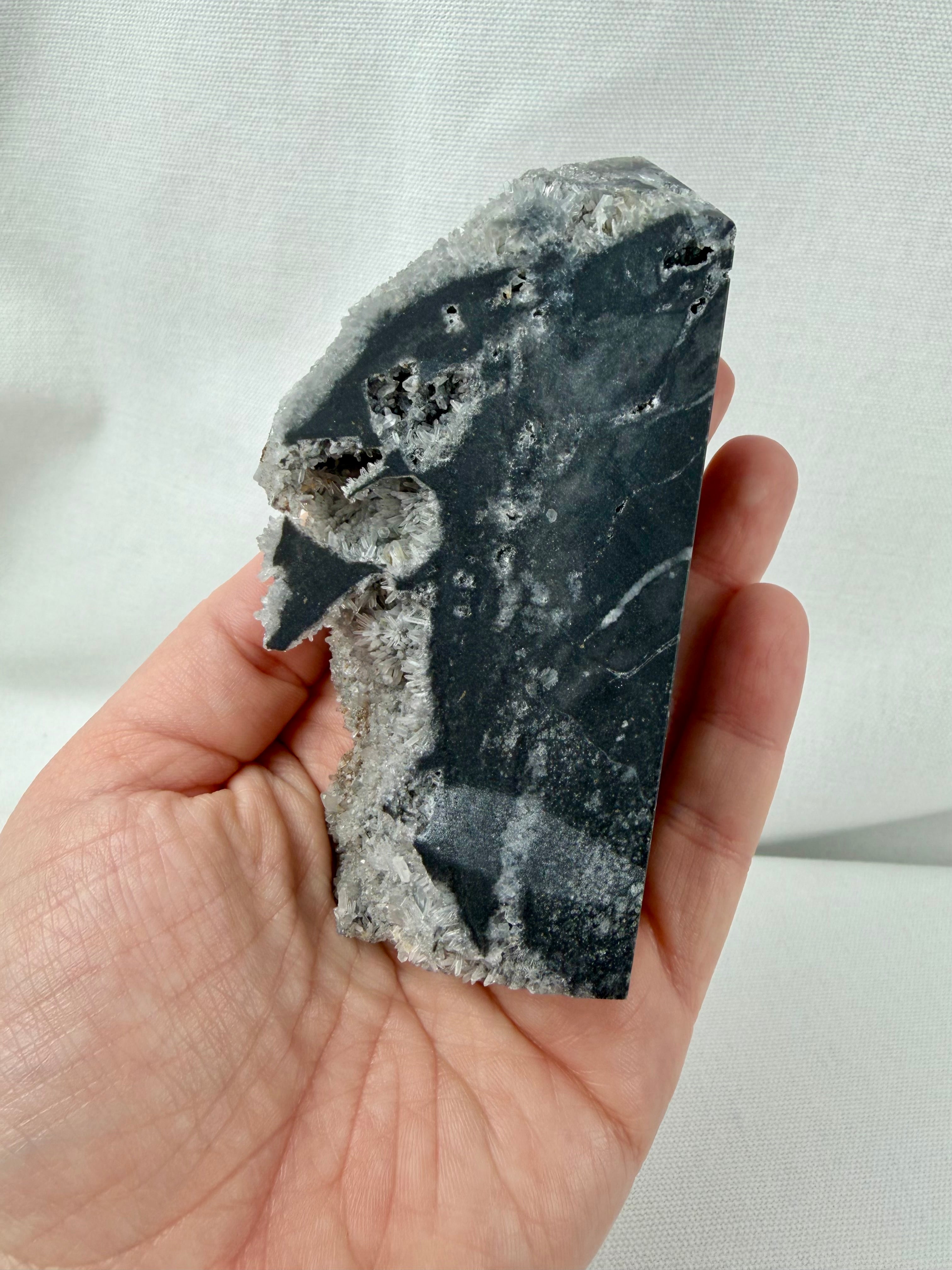 Quartz on Chalcedony Tower