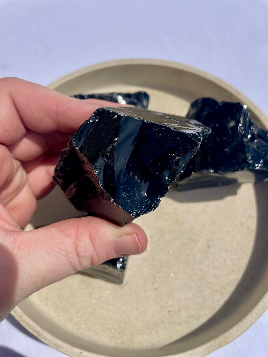Black Obsidian Rough Chunk