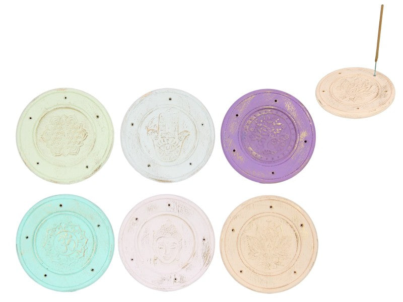 Round Pastel Incense Catcher || 10cm