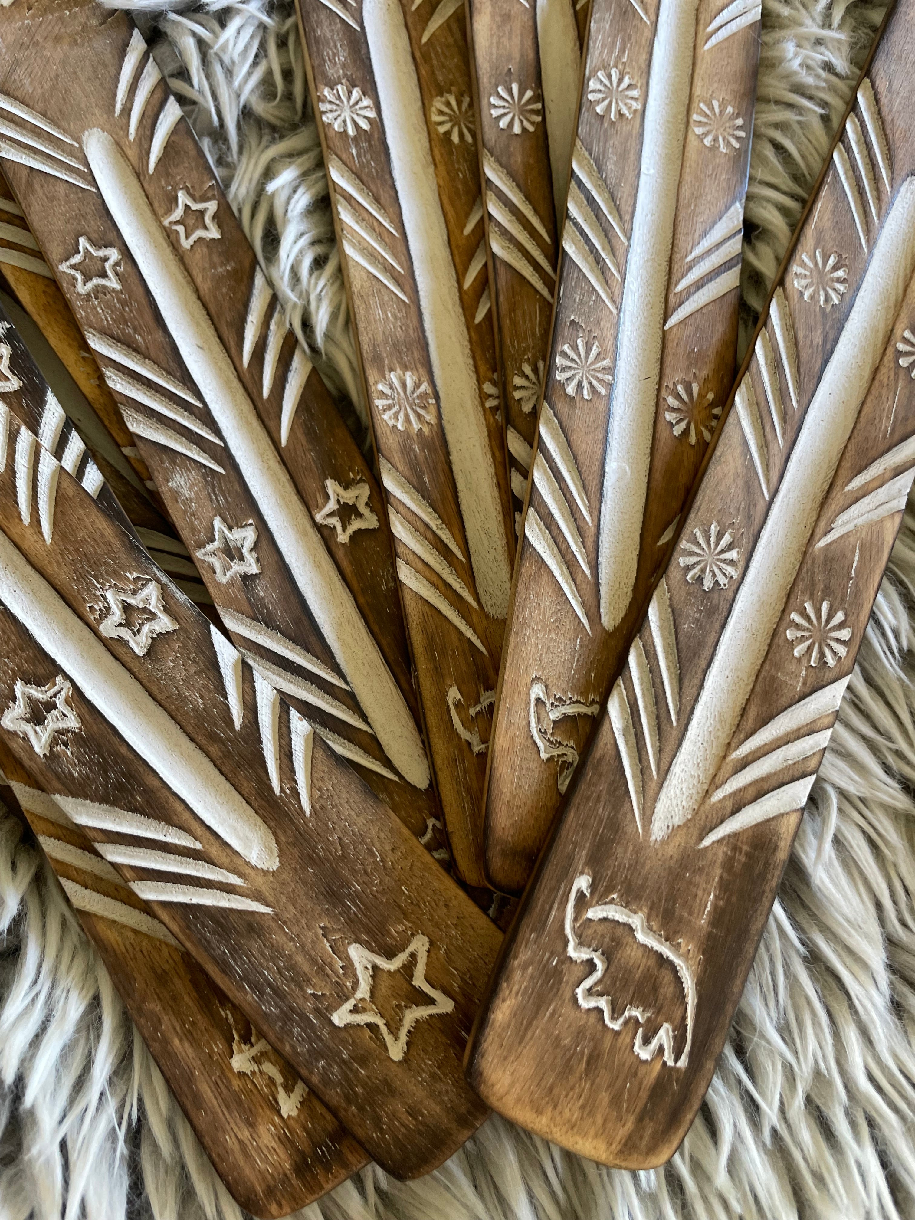 Wooden Incense Ash Catcher