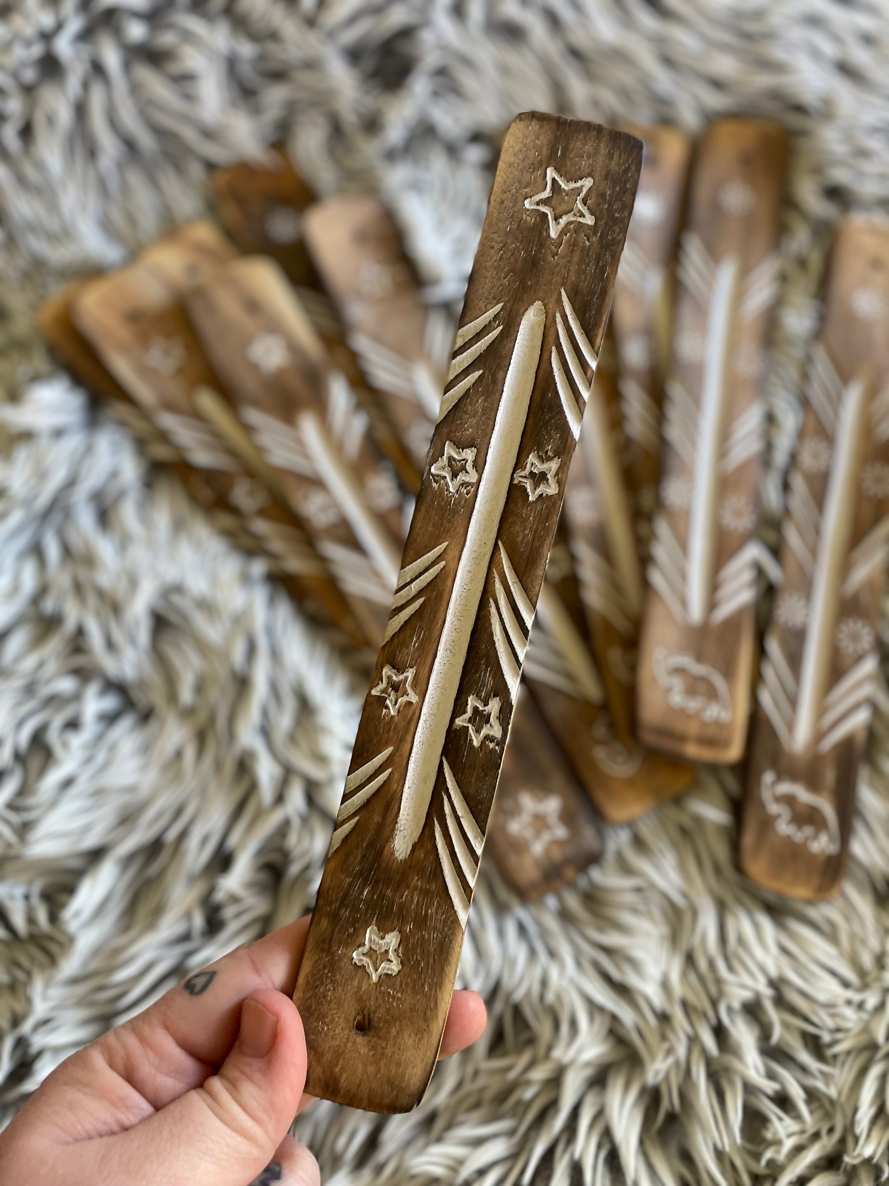 Wooden Incense Ash Catcher