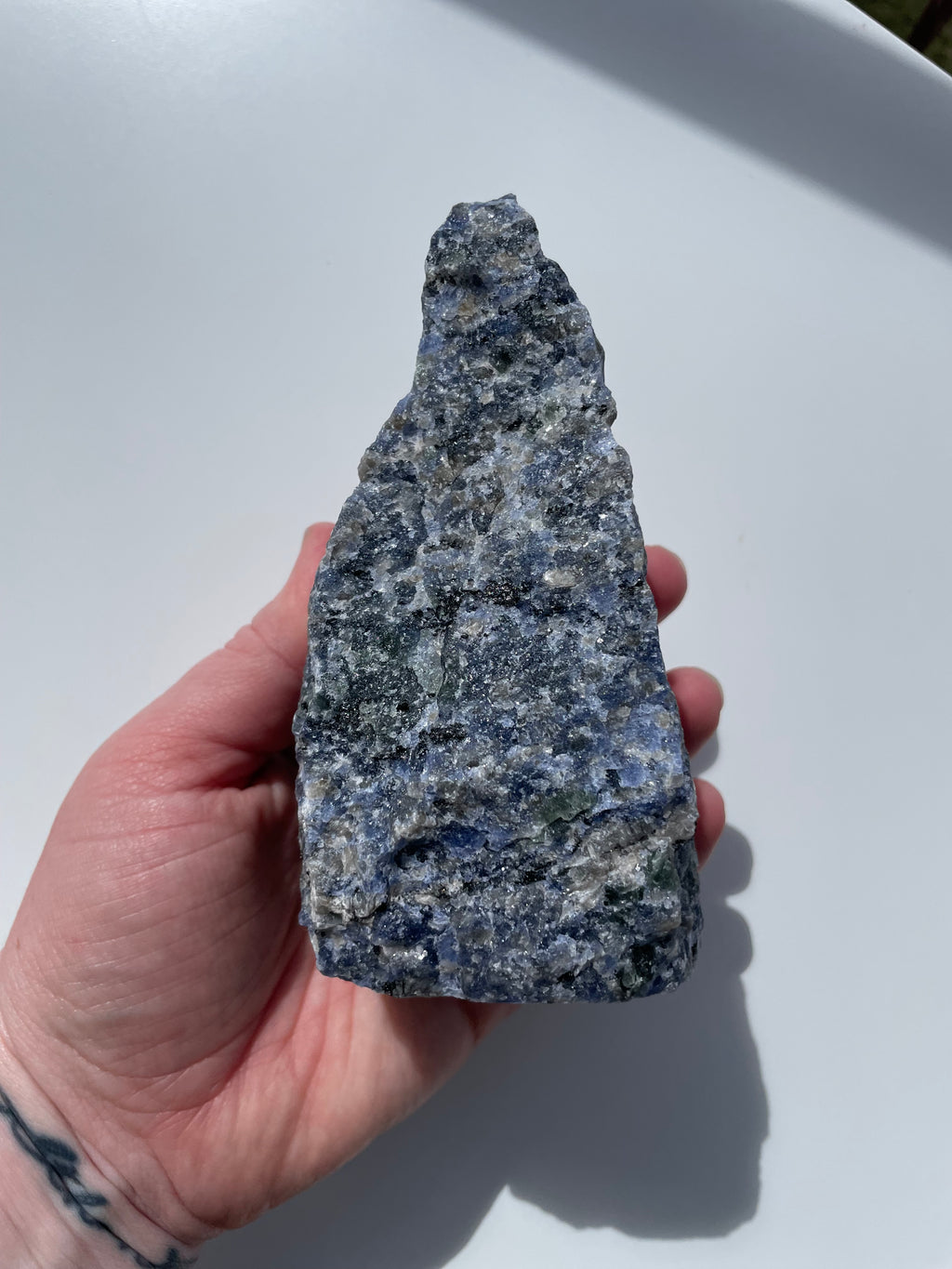 Sodalite Rough Standing Chunk
