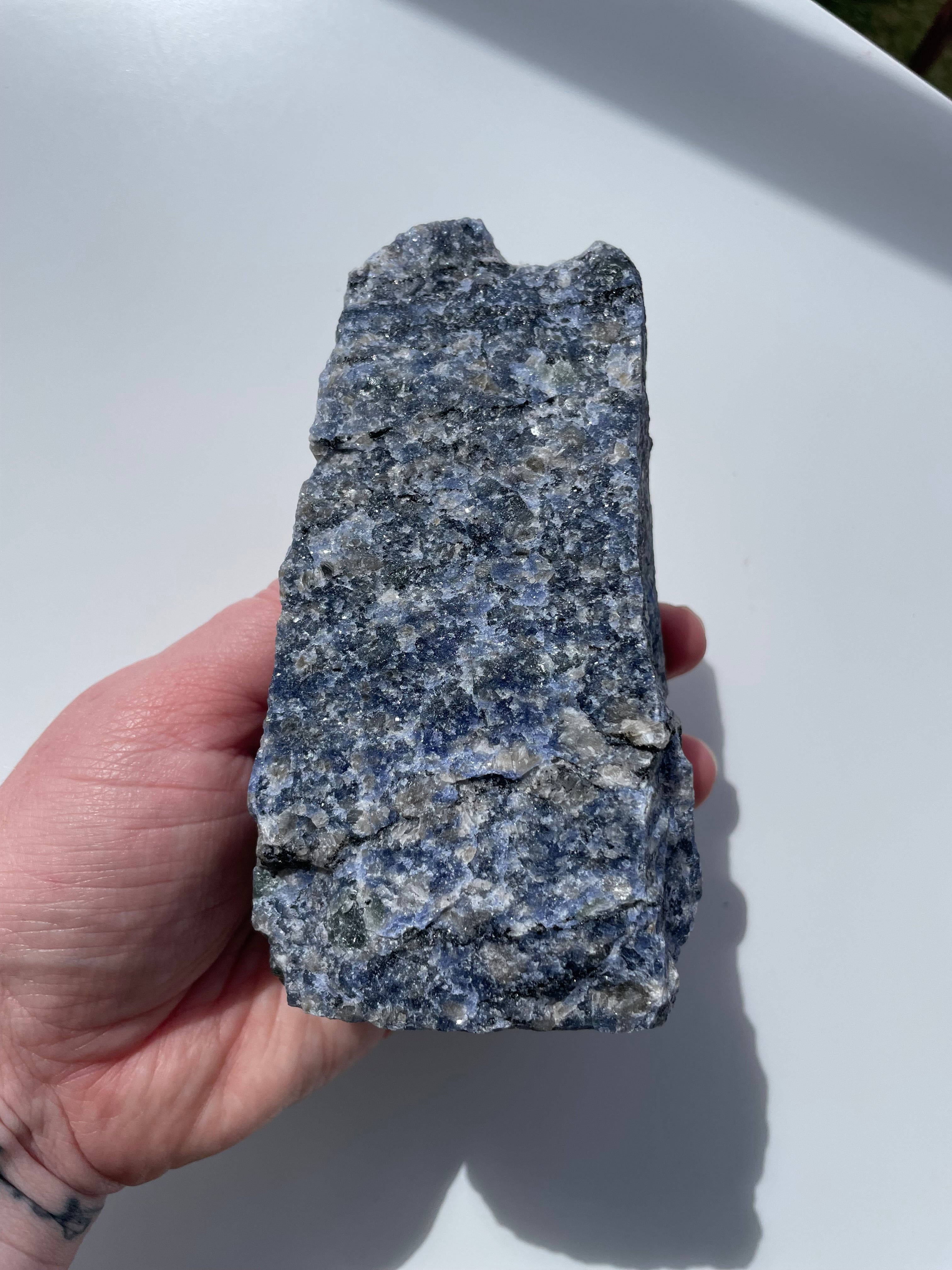 Sodalite Rough Standing Chunk