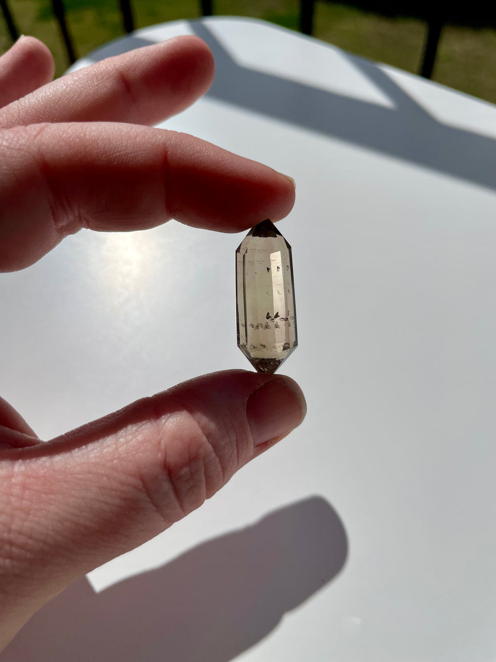 Smoky Quartz Vogel (A) || The Crystal Necklace Bar