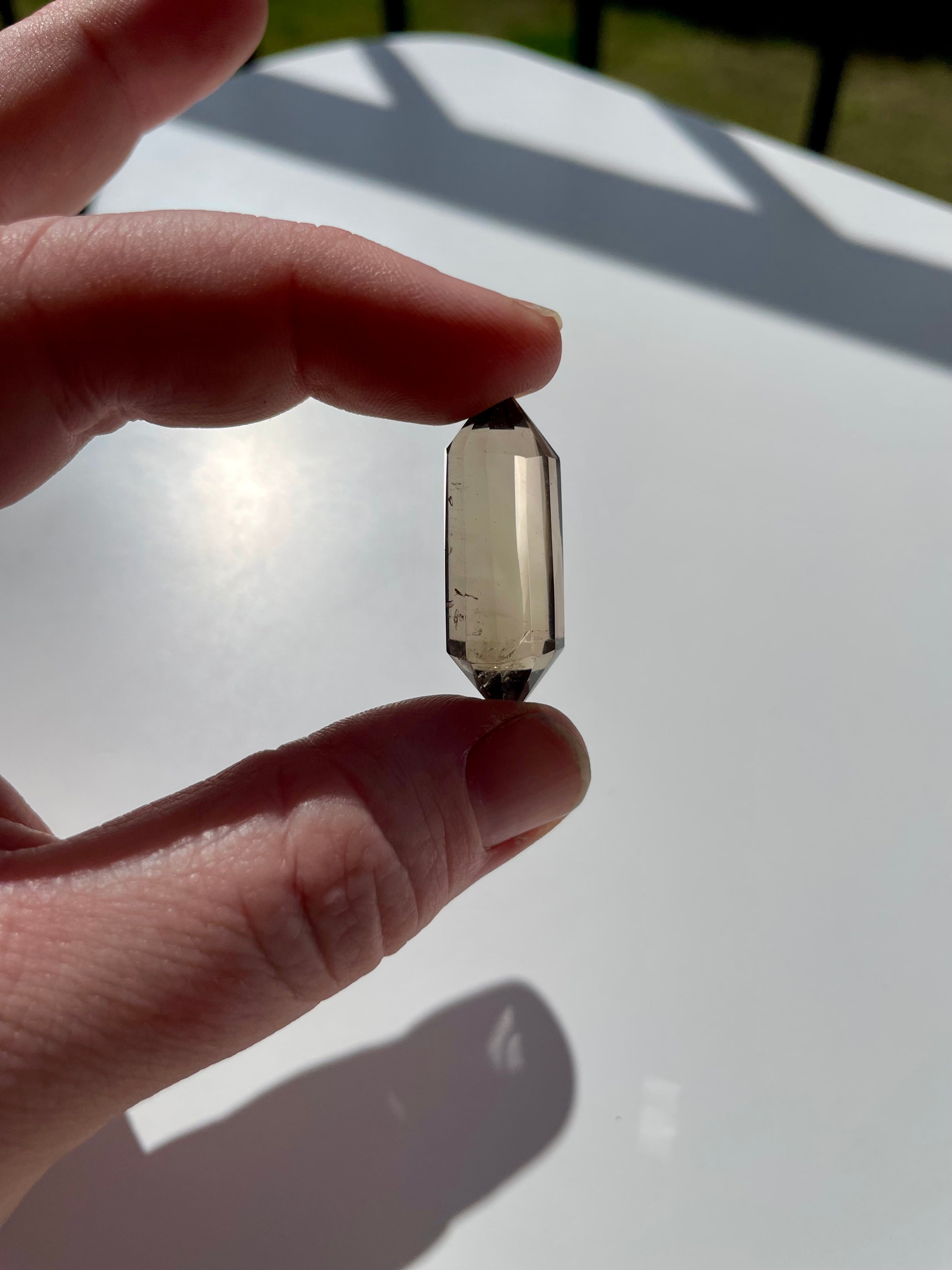 Smoky Quartz Vogel (A) || The Crystal Necklace Bar